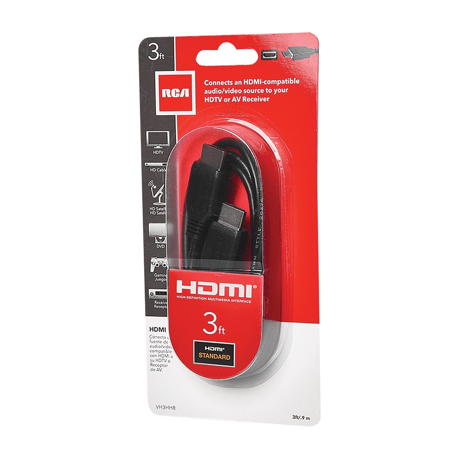 RCA Standard HDMI Cable, 3 Ft.