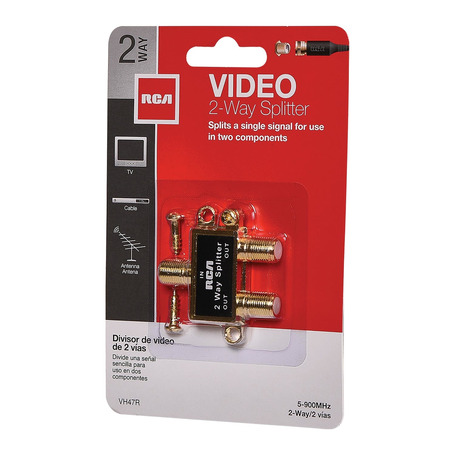 RCA Coaxial Splitter, 2-Way