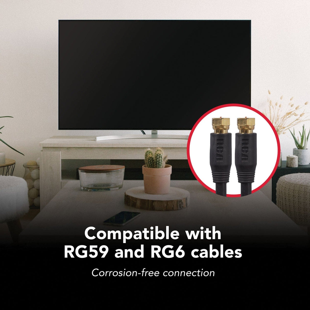 RCA Coaxial Splitter, 2-Way