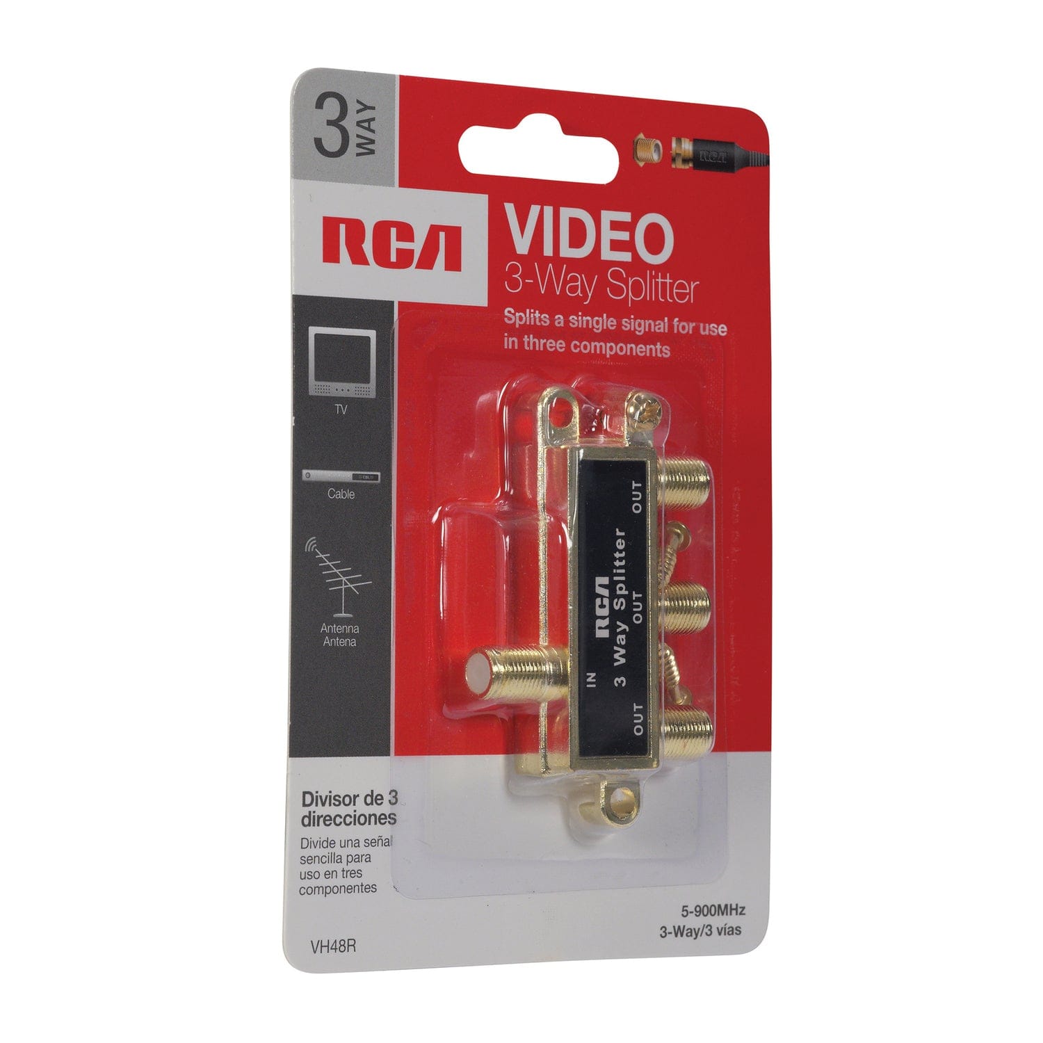 RCA Coaxial Splitter, 3-Way