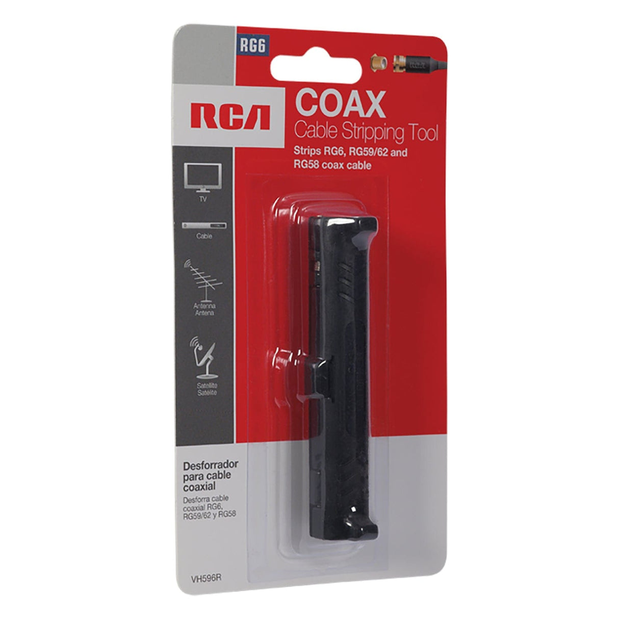 RCA RG6 and RG59 Coaxial Cable Stripper