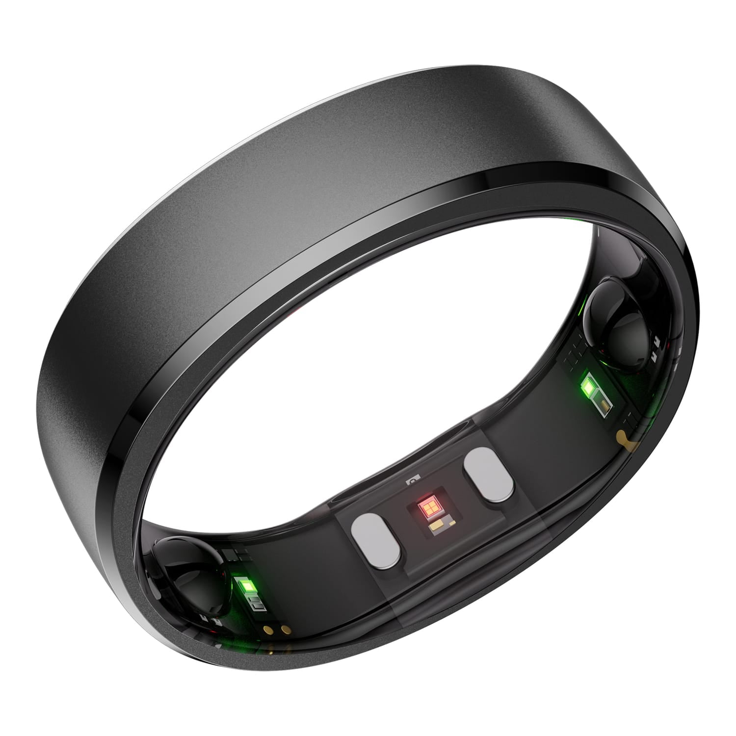 RingConn Gen 2 Ultra-Thin Smart Ring with Sleep Apnea Monitoring and Health Tracking, Size 13, Matte Black