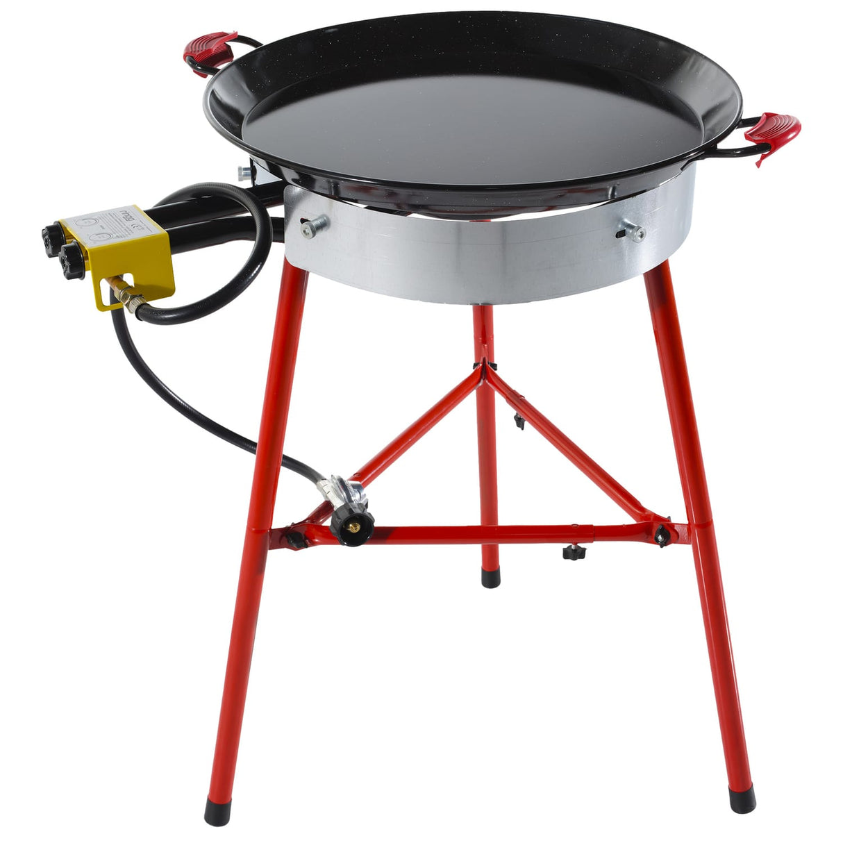 Ringg Outdoor Ringg Chef Series Classic Kit with Paella Pan, Dual Gas Burner and Stand for 16 Servings