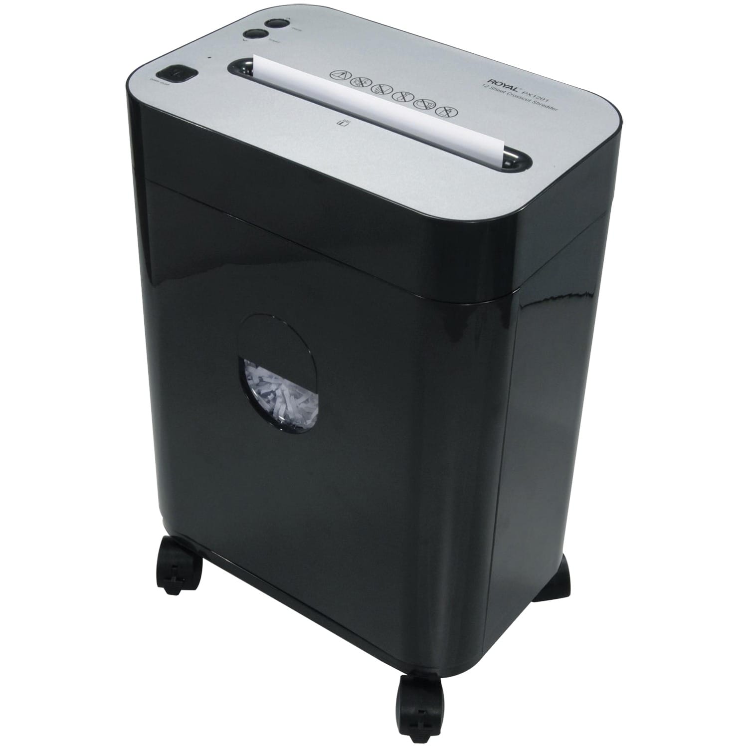 Royal PX1201 12-Sheet Crosscut Shredder with Basket