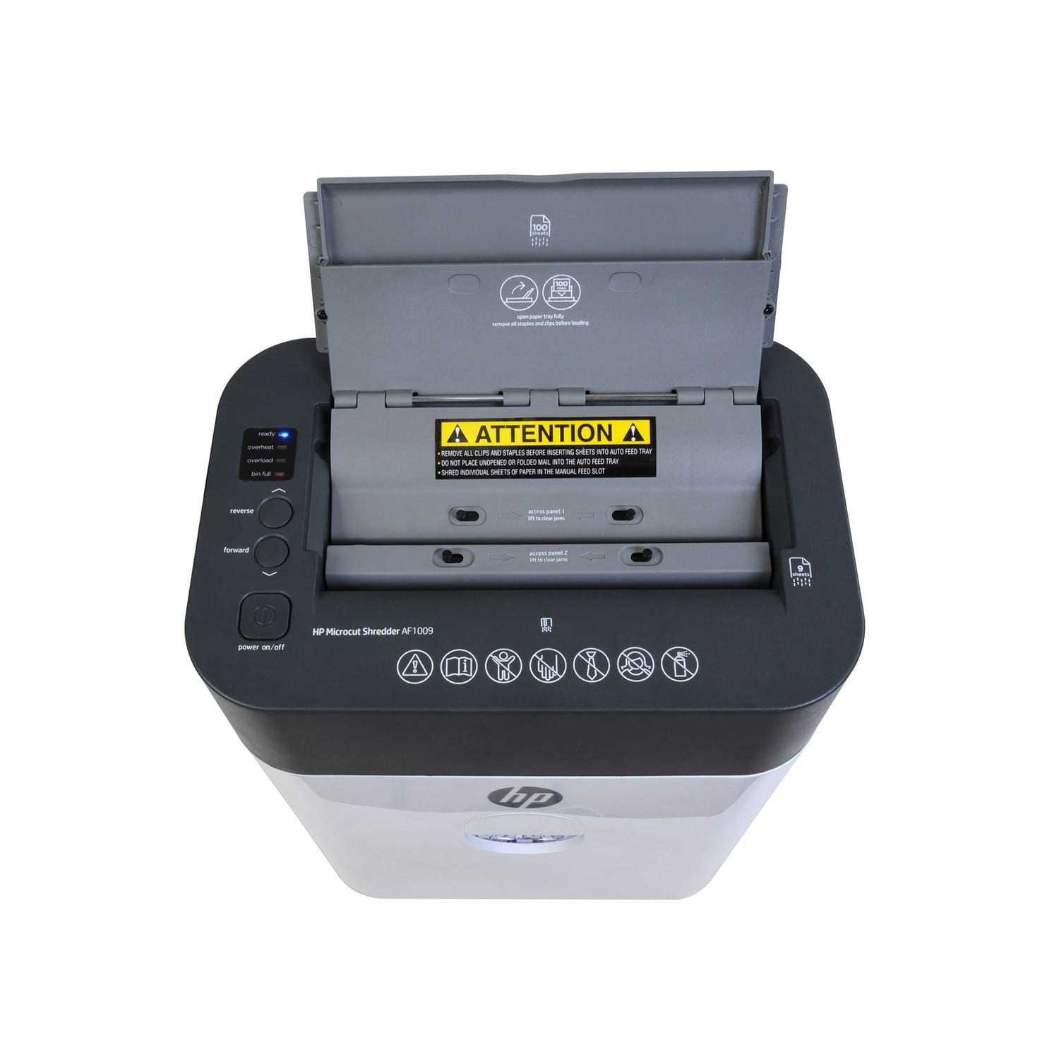 HP HP-AF1009 Micro-Cut Shredder with Automatic Sheet Feeding