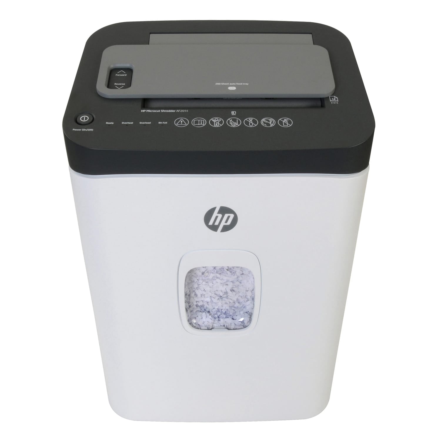 HP AF2014 200-Sheet Microcut Heavy-Duty Auto-Feed Shredder