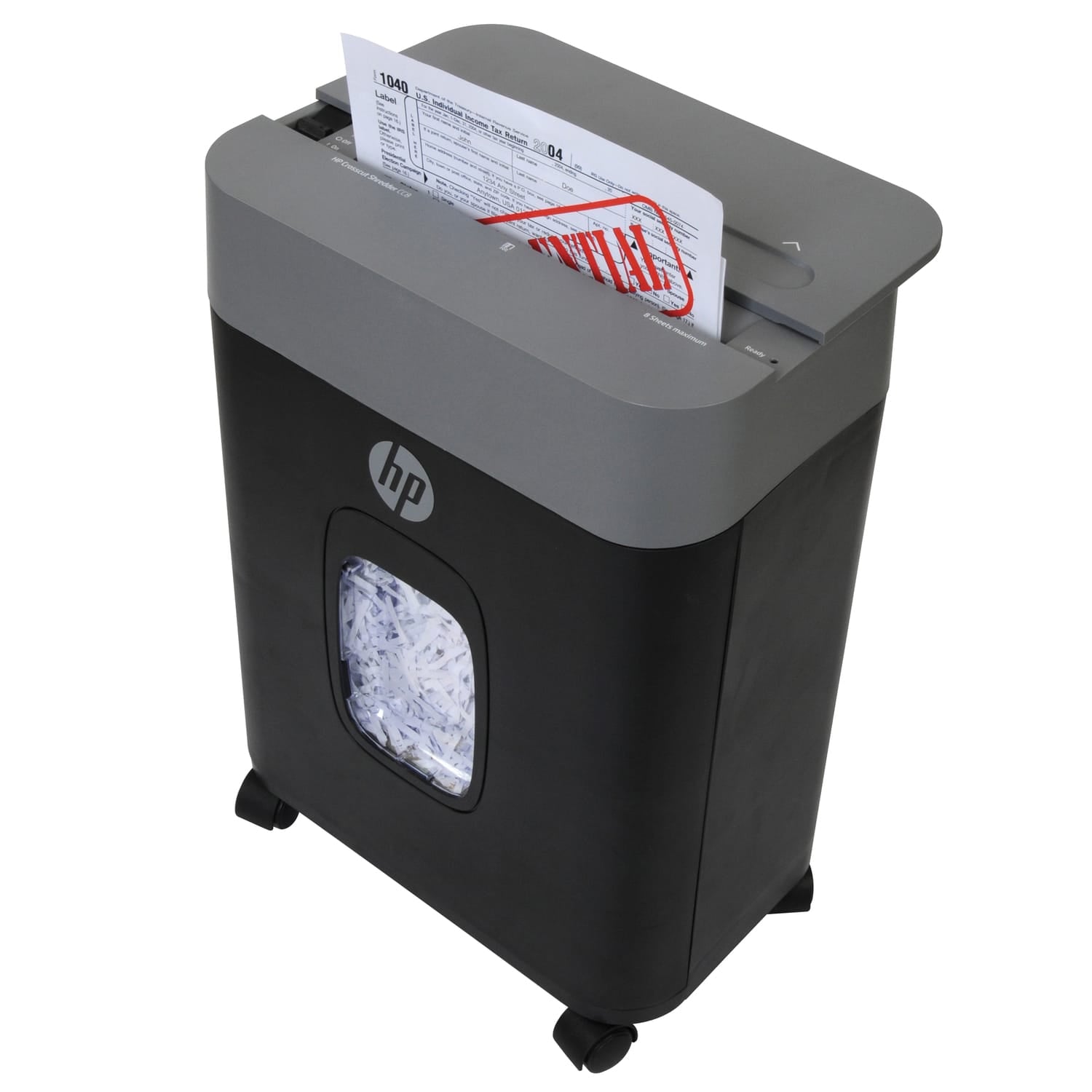 HP HP-CC8 8-Sheet Crosscut Shredder
