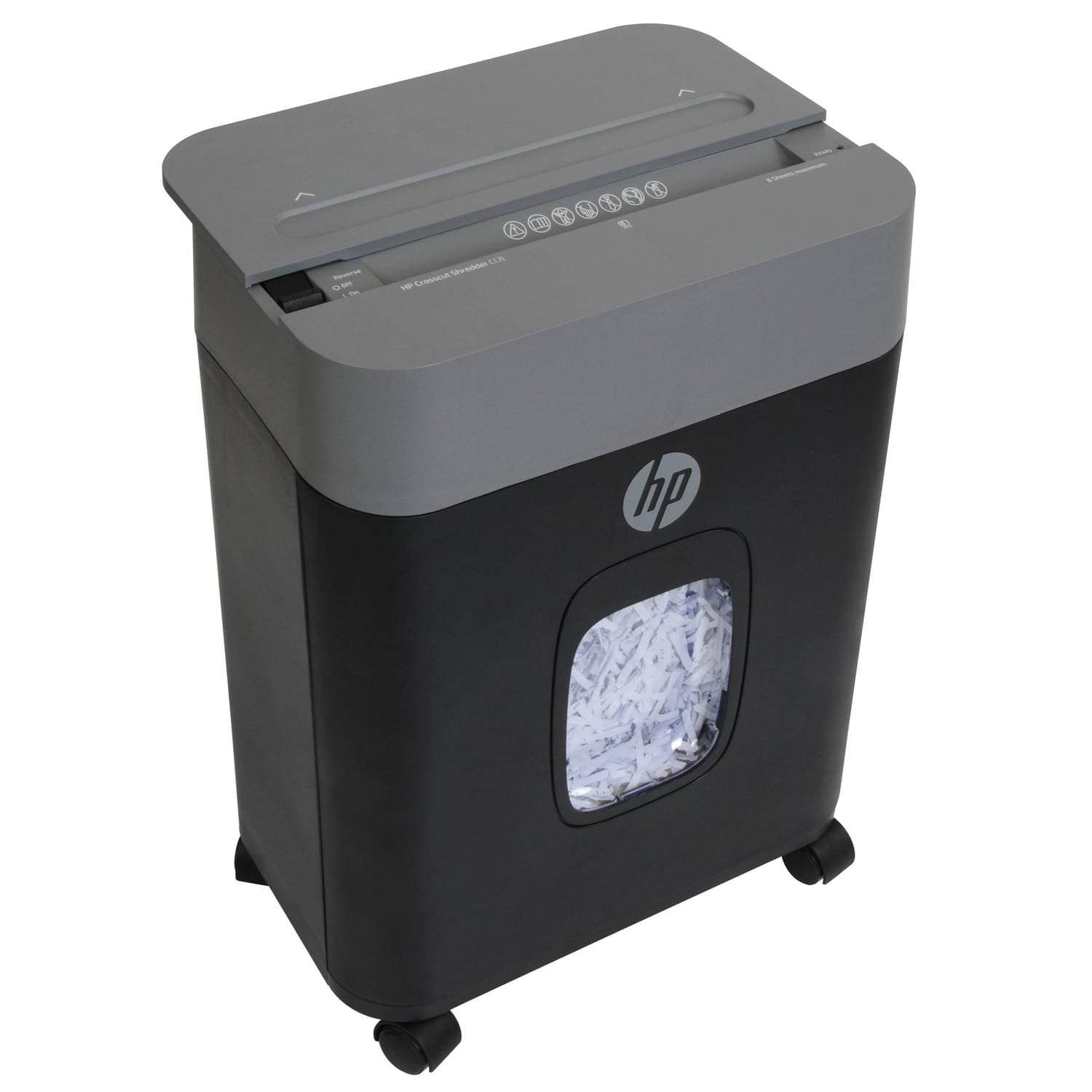 HP HP-CC8 8-Sheet Crosscut Shredder