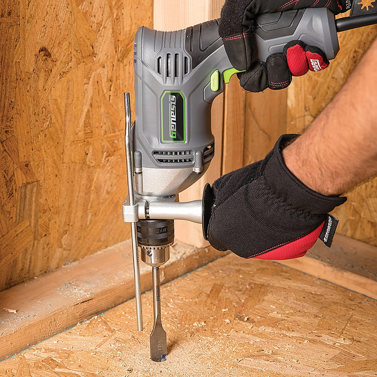 Genesis 7.5-Amp Corded Variable-Speed Hammer Drill with Standard and Hammer Modes, All-Metal 1/2-In. Chuck, 360° Handle, up to 44800 Blows per Minute