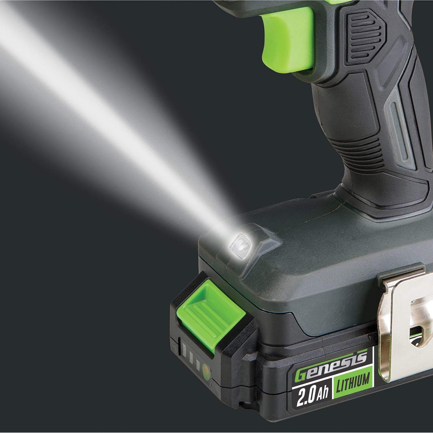 Genesis 20-Volt Cordless Li-Ion 2-Speed 1/2-In. Drill Driver, GLCD2012B