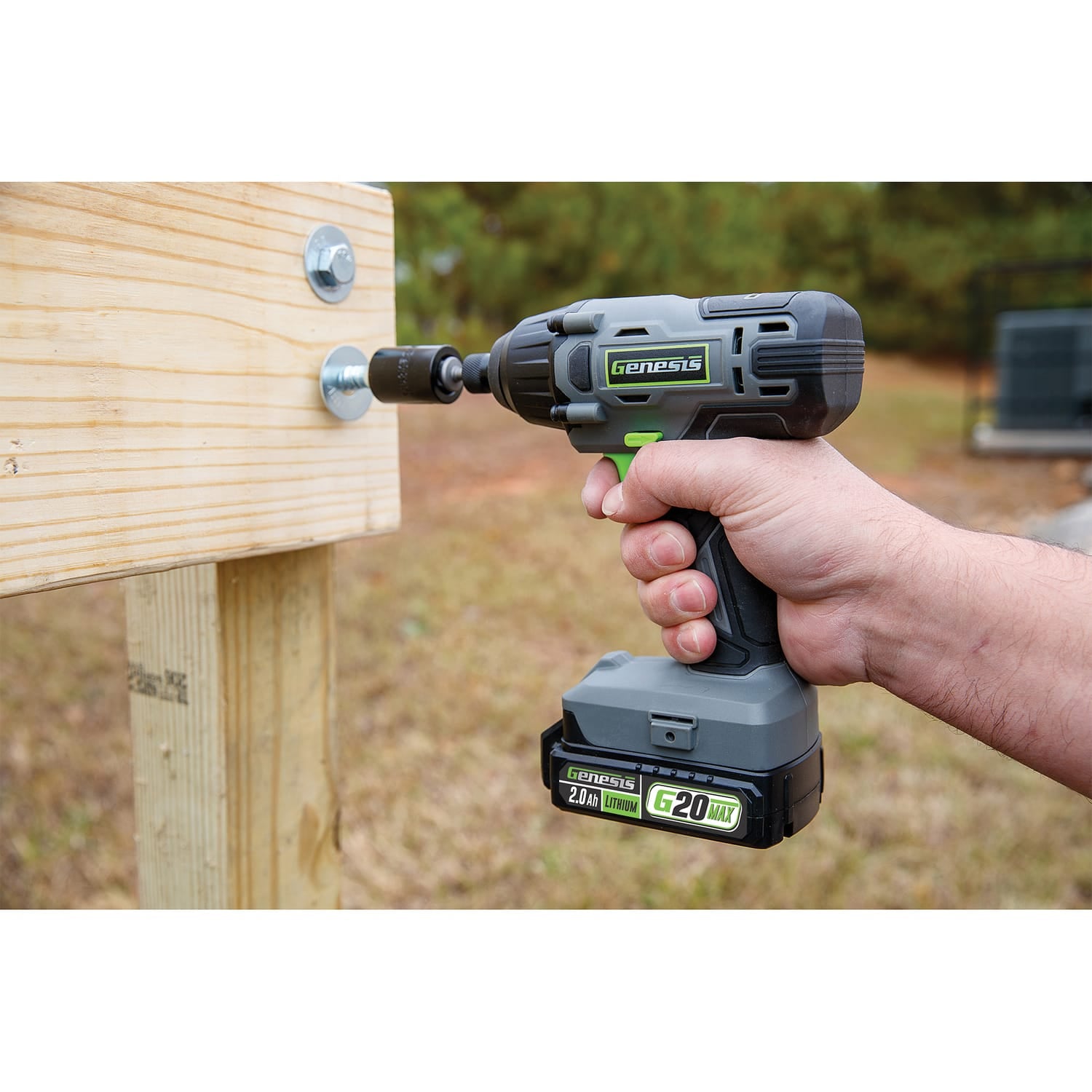 Genesis 20-Volt Cordless Li-Ion 1/4-In. Collet Impact Driver, GLID20B