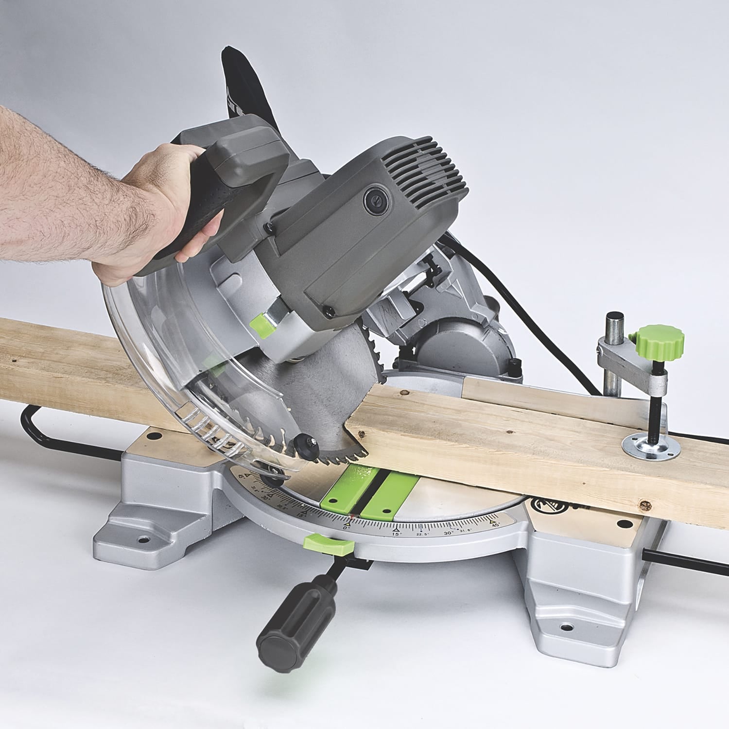 Genesis 15-Amp 10-In. Compound Miter Saw with Laser Guide and Blade