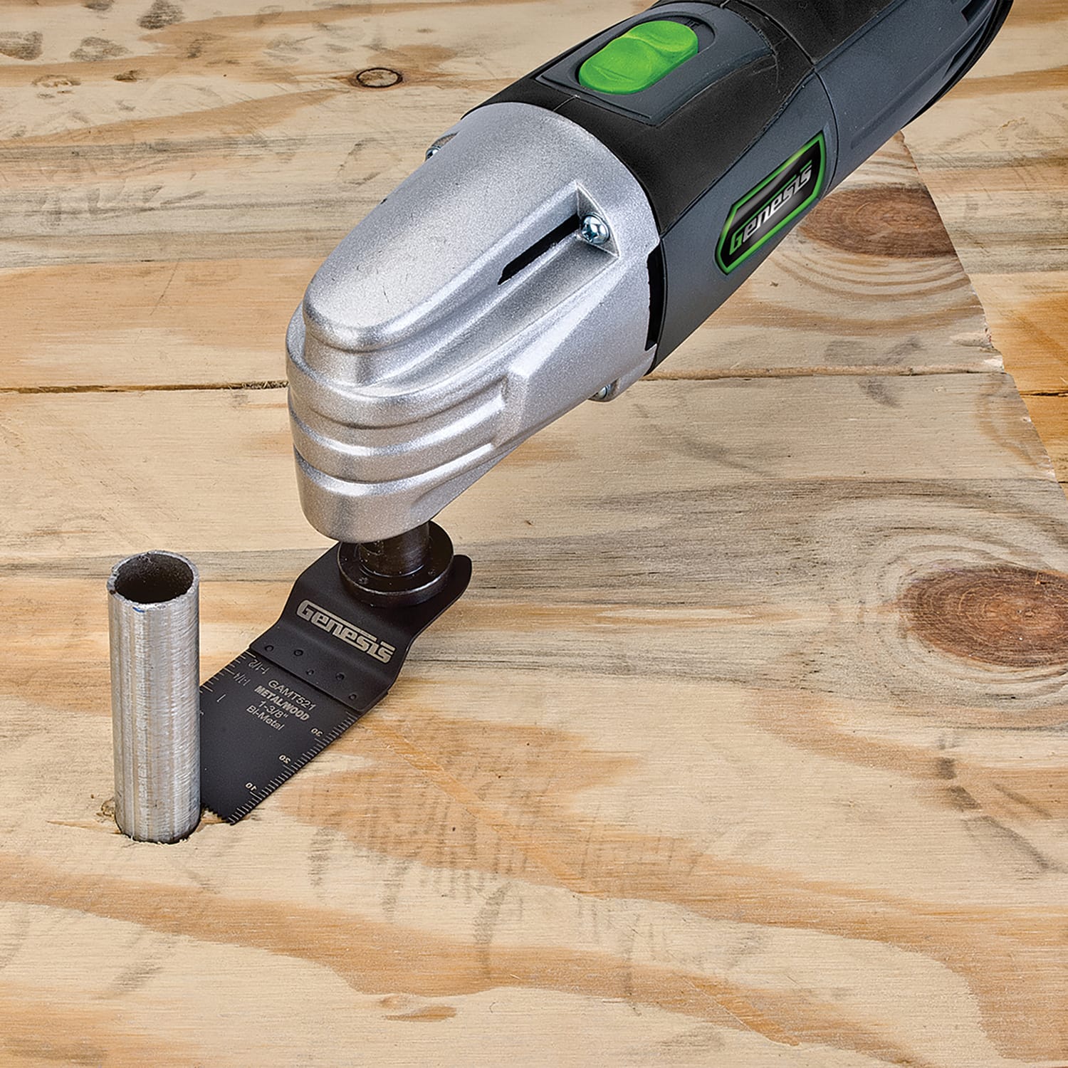 Genesis 1.5-Amp Multipurpose Oscillating Tool with 9-Piece Accessory Set