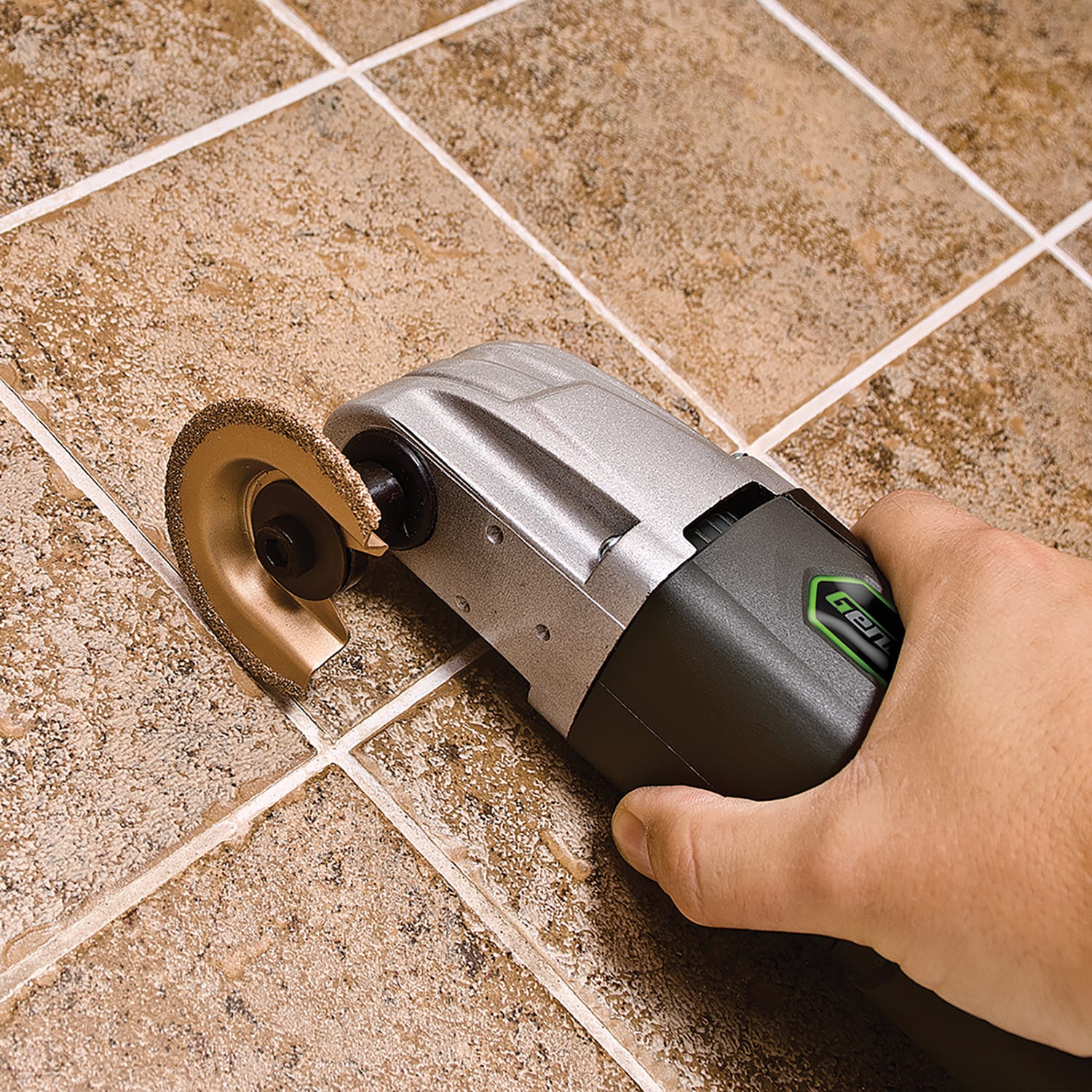 Genesis 1.5-Amp Multipurpose Oscillating Tool with 9-Piece Accessory Set