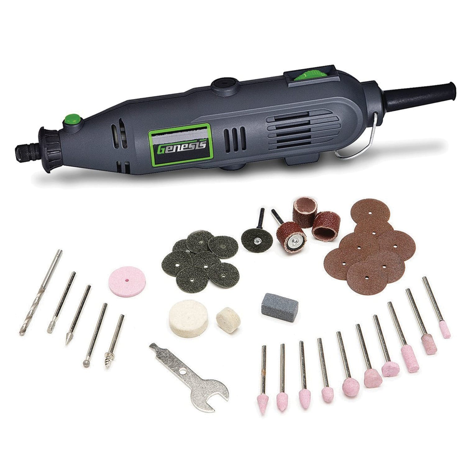 Genesis Variable Speed Rotary Tool with 40-Piece Accessory Set