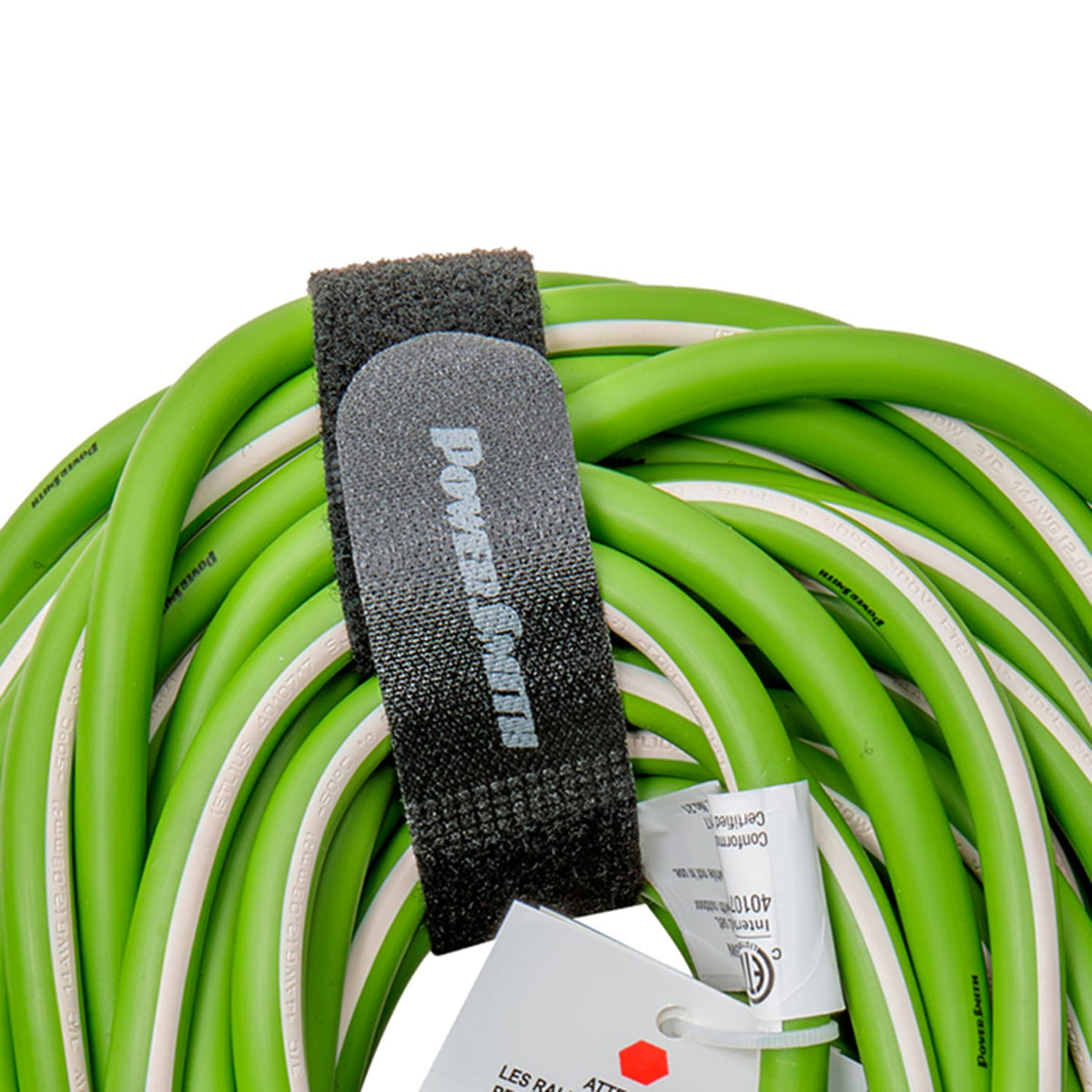 PowerSmith 1-Outlet 13-Amp 3-Prong Grounded Medium-Duty Rubber-Jacket Outdoor Locking Extension Cord, 14-Gauge with Lighted Straight Plug, 100 Ft.