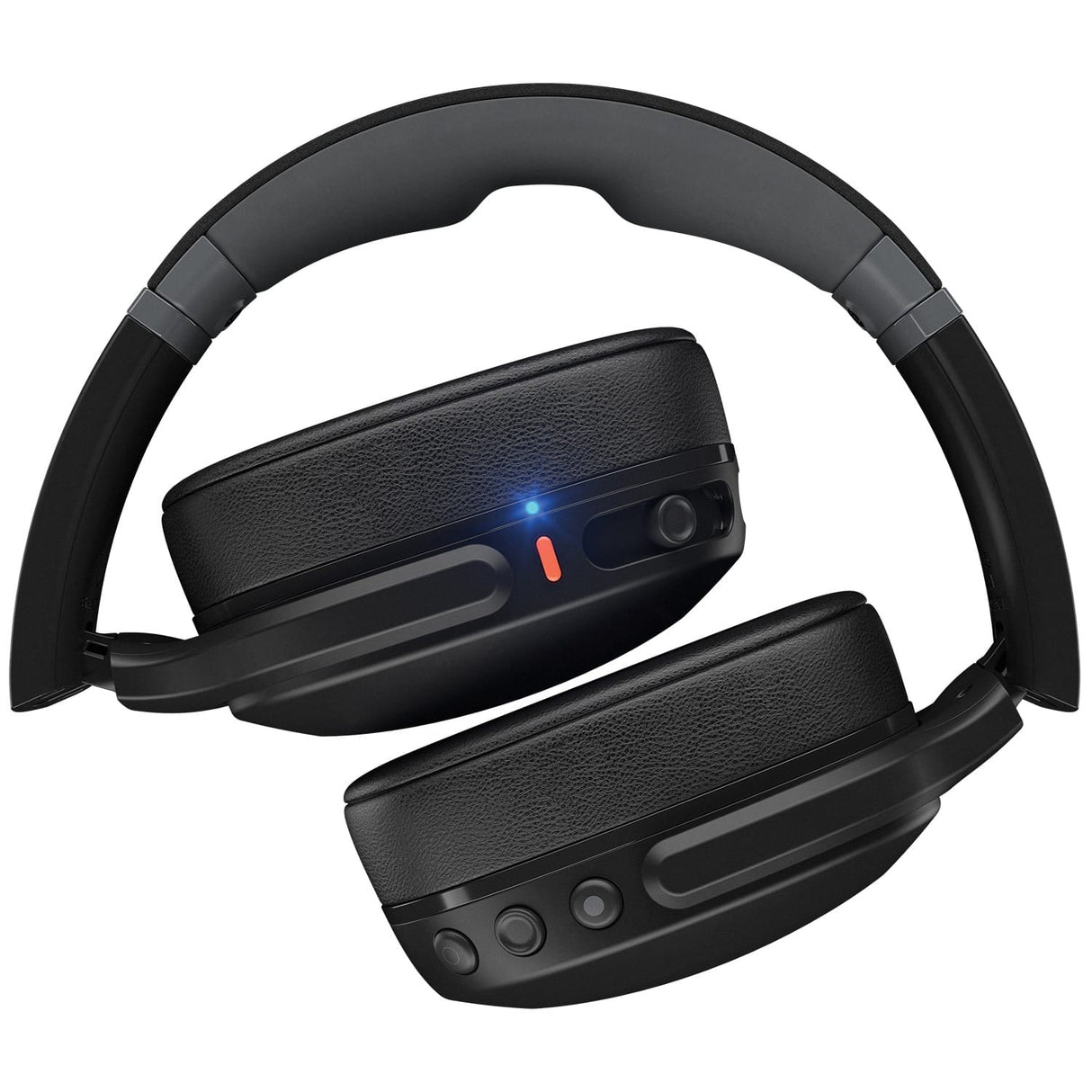 Skullcandy Crusher Evo Sensory Bass Bluetooth Flat-Folding Over-Ear Headphones with Mic and 3.5-mm Aux Input, up to 40 Hours of Play Time, Black
