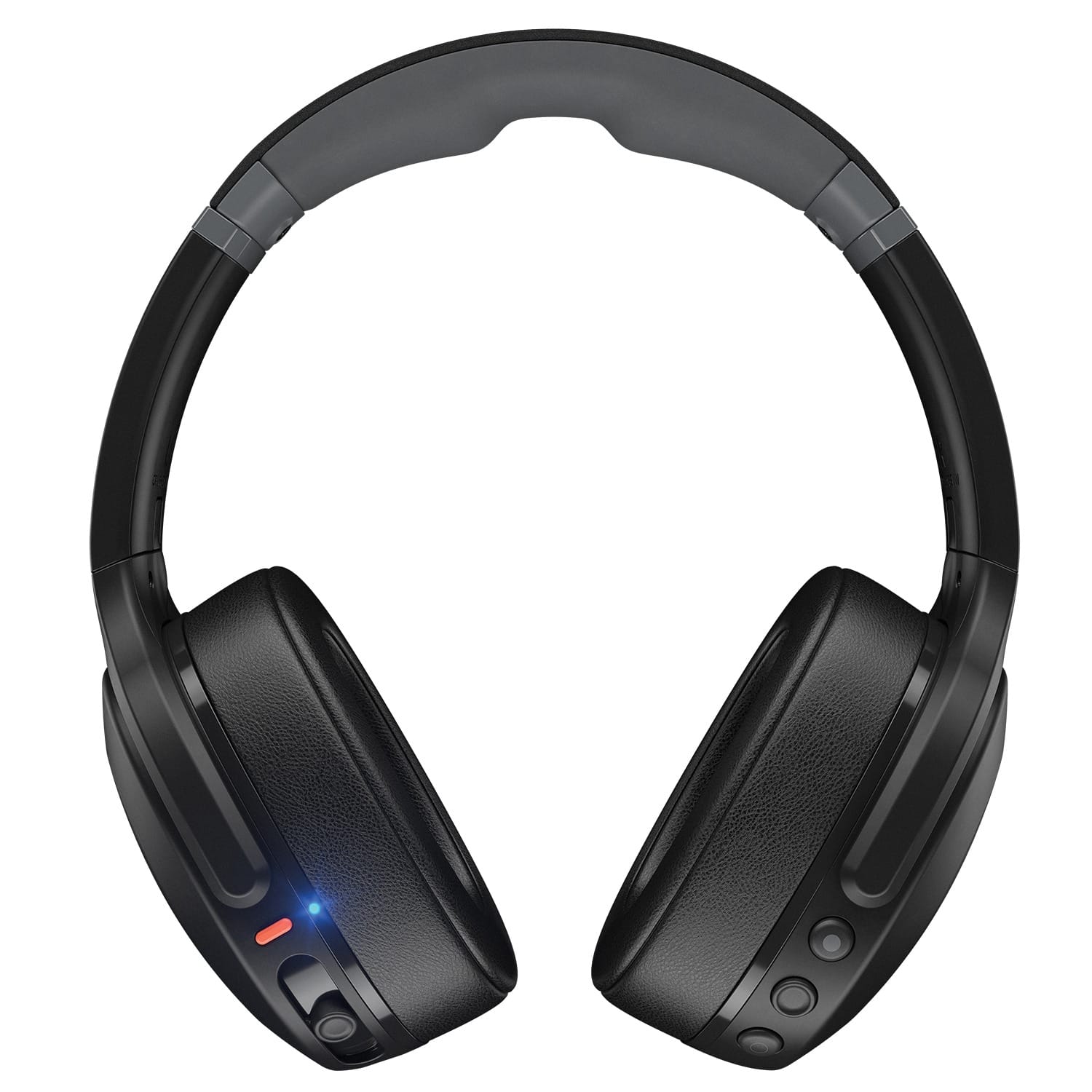 Skullcandy Crusher Evo Sensory Bass Bluetooth Flat-Folding Over-Ear Headphones with Mic and 3.5-mm Aux Input, up to 40 Hours of Play Time, Black