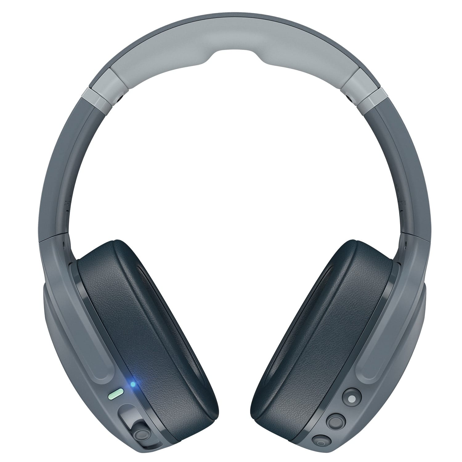 Skullcandy Crusher Evo Sensory Bass Bluetooth Flat-Folding Over-Ear Headphones with Mic and 3.5-mm Aux Input, up to 40 Hours of Play Time, Chill Gray