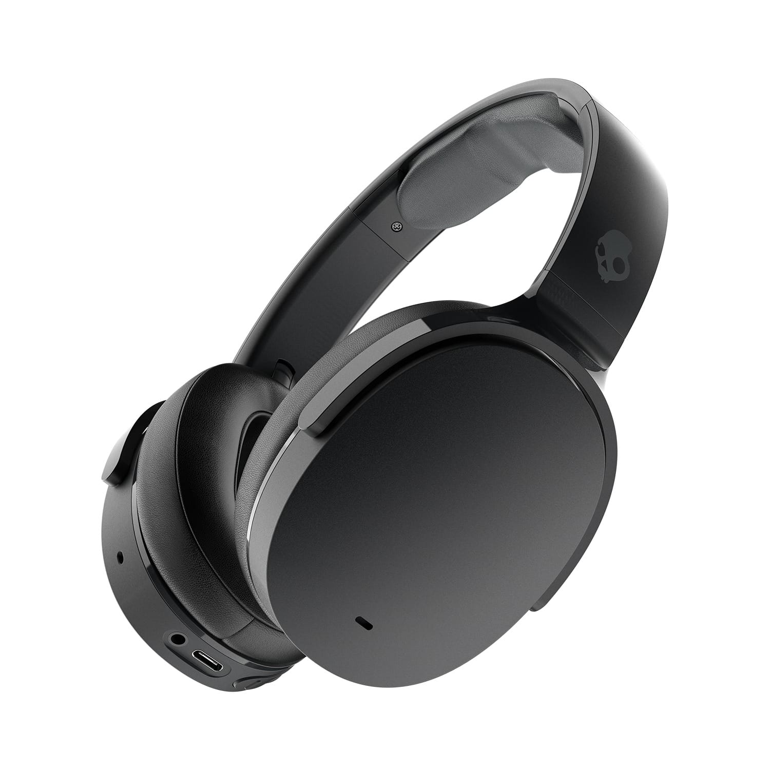Skullcandy Hesh ANC Bluetooth Folding Over-Ear Headphones with Mics and 3.5-mm Aux Input, Stay-Aware Mode, up to 22 Hours Play Time, Black