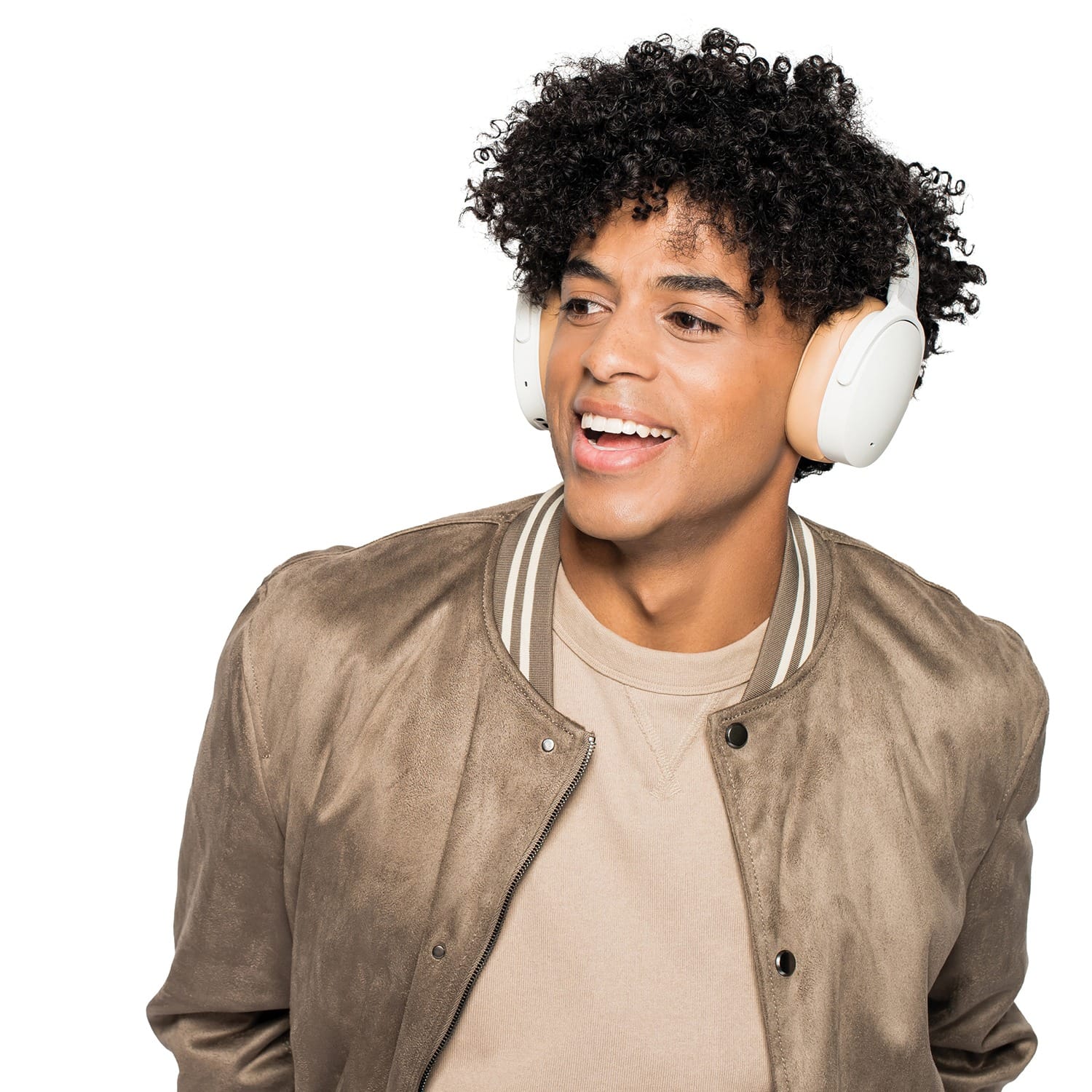 Skullcandy Hesh ANC Bluetooth Folding Over-Ear Headphones with Mics and 3.5-mm Aux Input, Stay-Aware Mode, up to 22 Hours Play Time, White