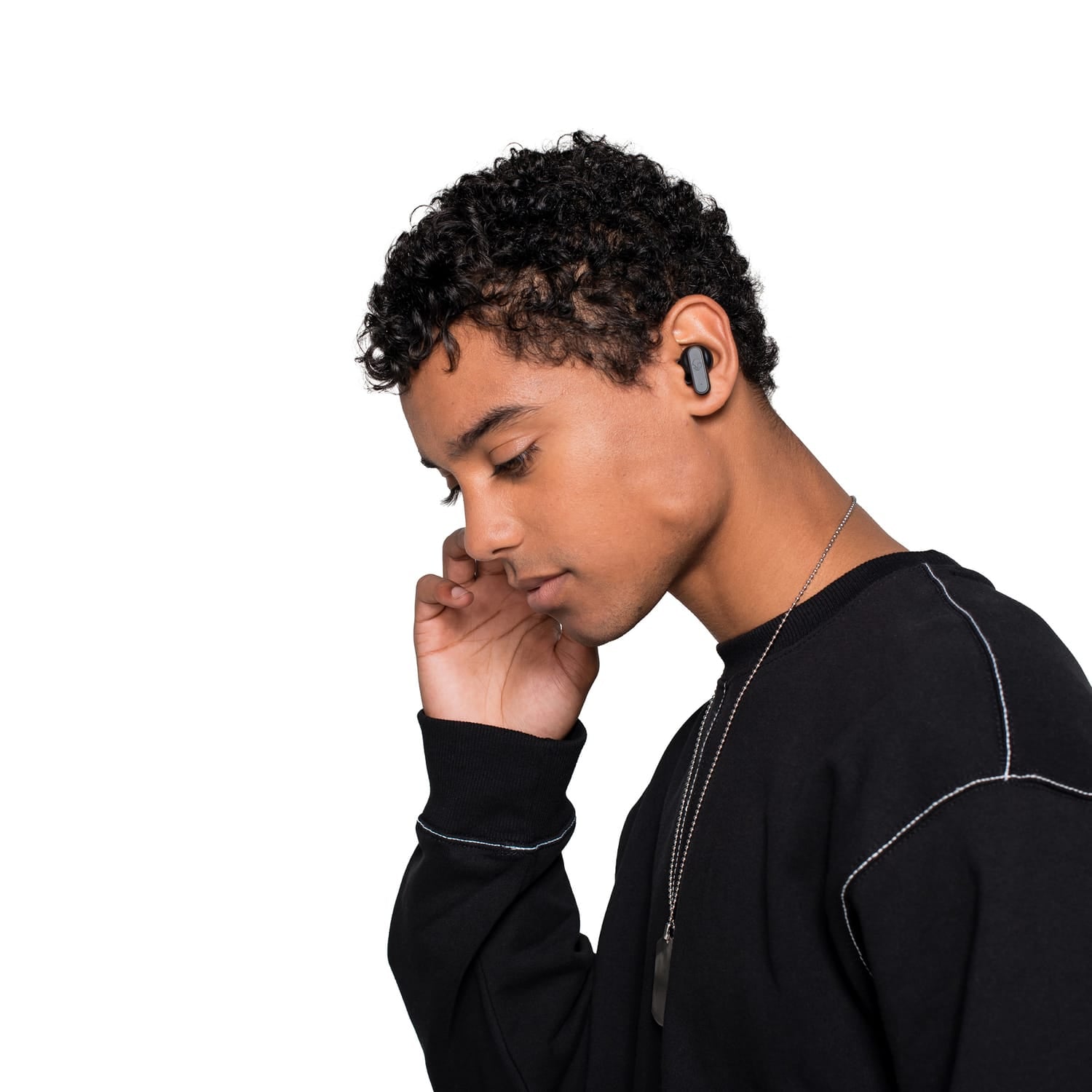 Skullcandy Dime Evo TWS Bluetooth In-Ear Earbuds with Mic and Charging Case, up to 36 Hours Play Time, IPX4 Water-Resistant, True Black