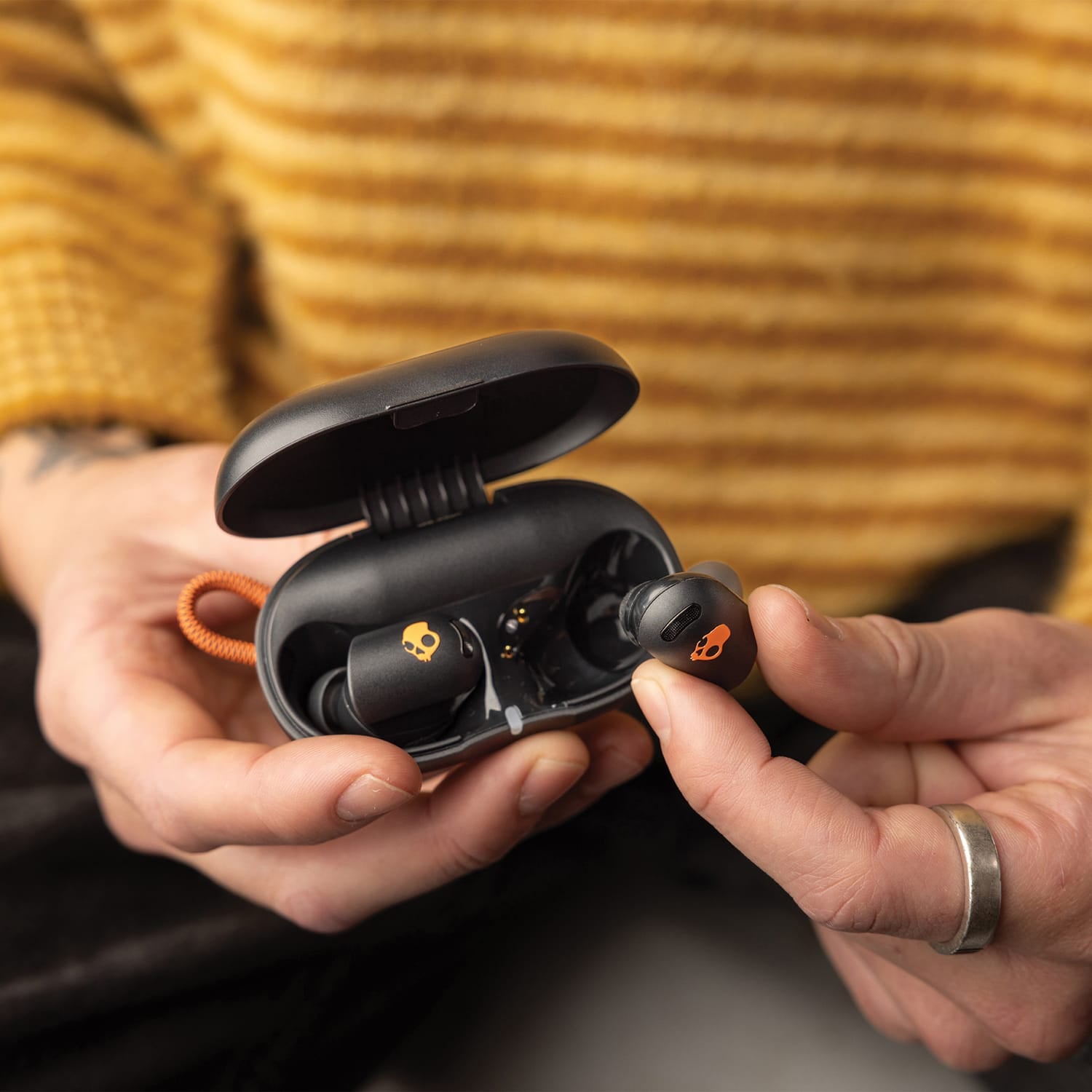 Skullcandy Sesh ANC Active TWS Bluetooth In-Ear Earbuds with Mics and Charging Case, up to 48 Hours Play Time, IP67 Sweat- and Waterproof