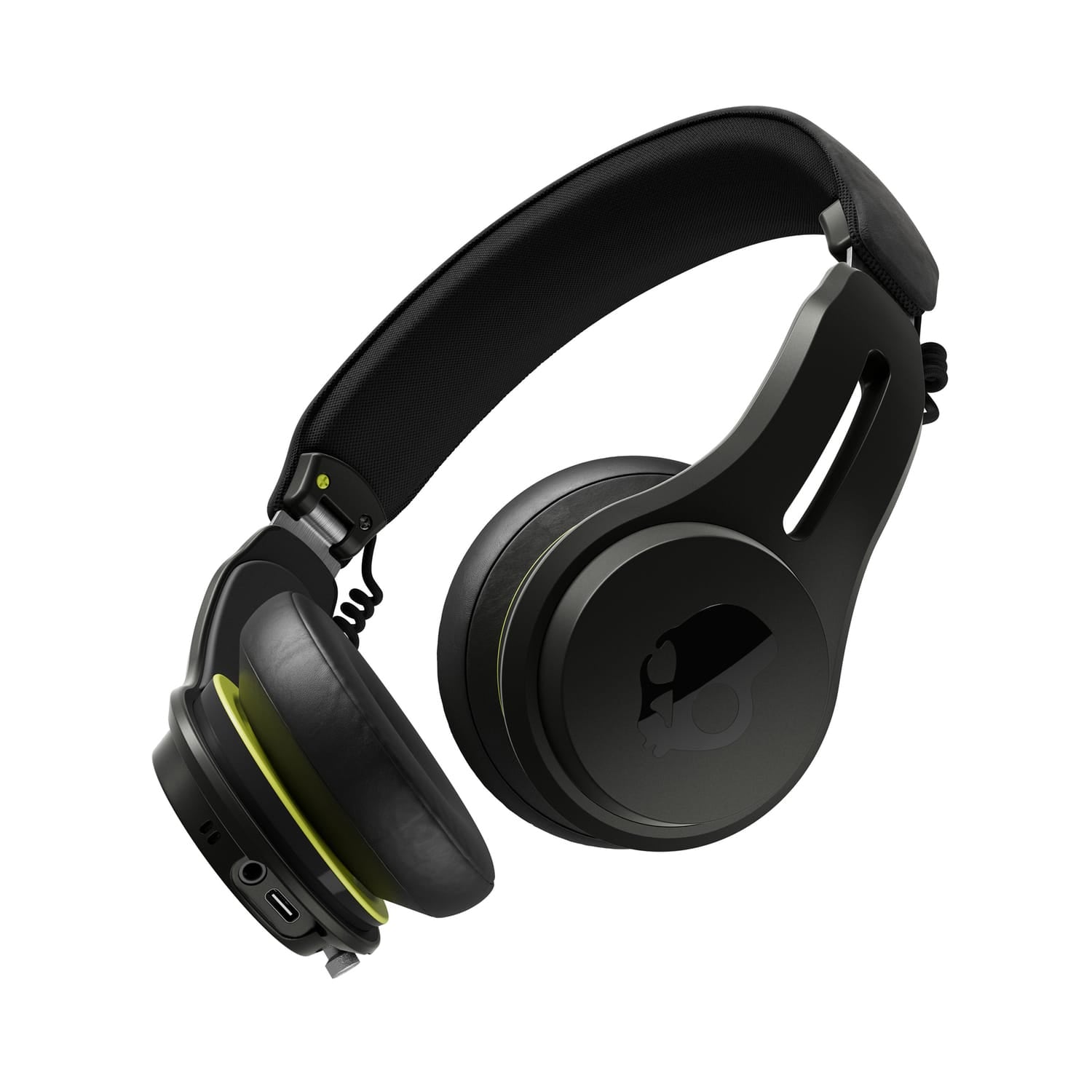 Skullcandy Icon ANC Bluetooth Folding On-Ear Headphones with Mic and 3.5-mm Aux Input, up to 60 Hours Play Time, IPX4 Sweat/Water-Resistant