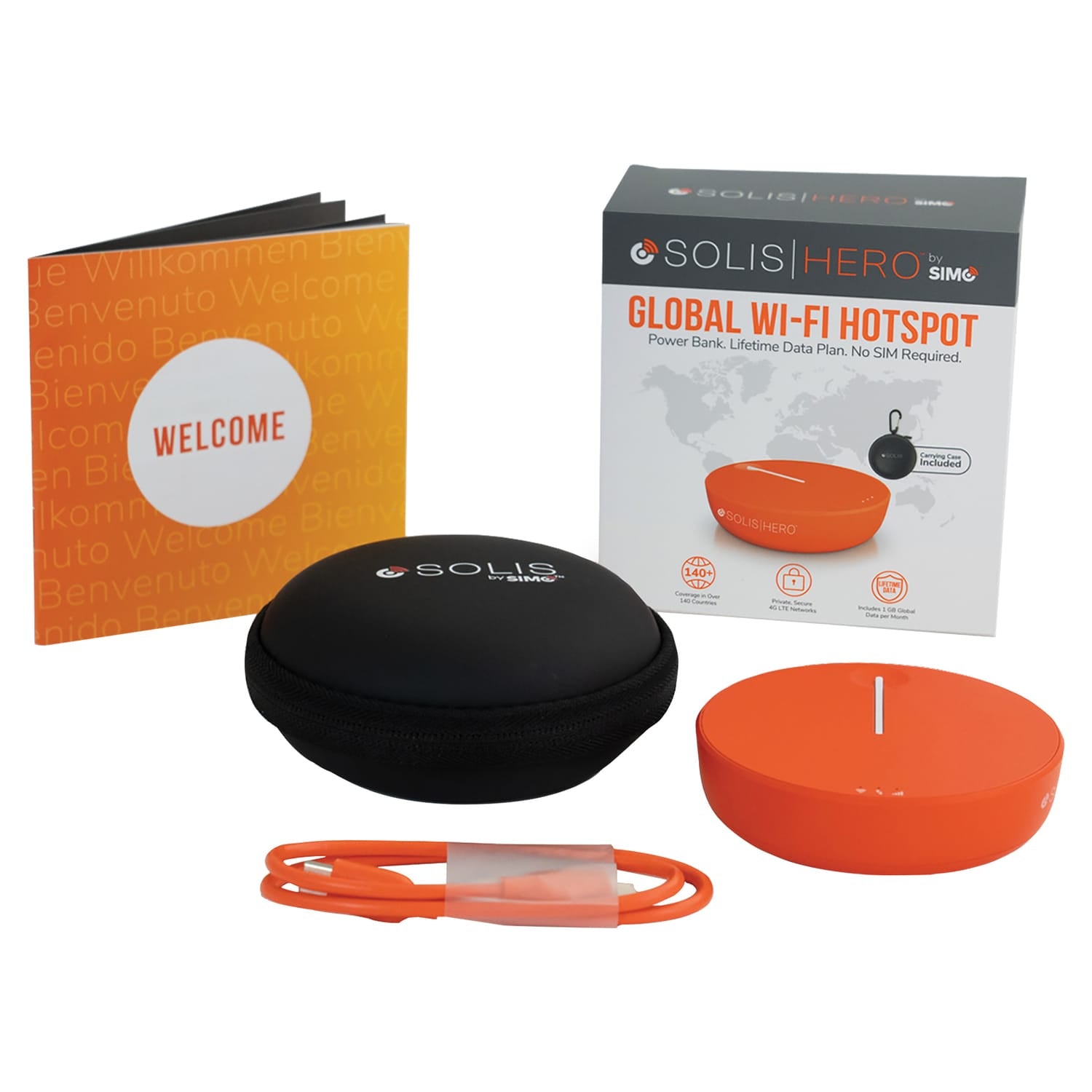 Solis by SIMO Mobile Hero Hotspot and Power Bank