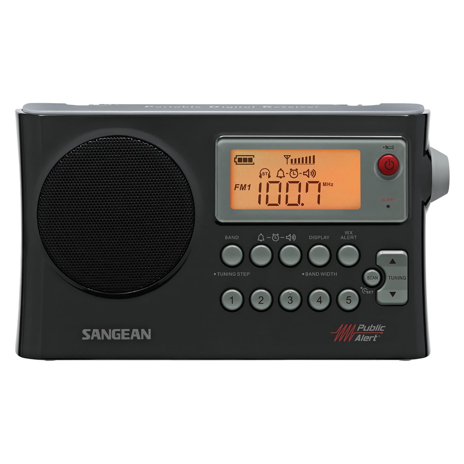 Sangean AM/FM/NOAA Weather Alert Portable Radio