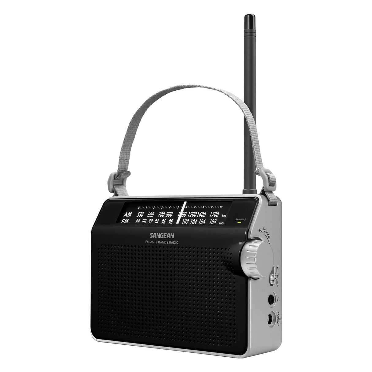 Sangean PR-D6 Retro AM/FM Portable Analog Radio with Strap