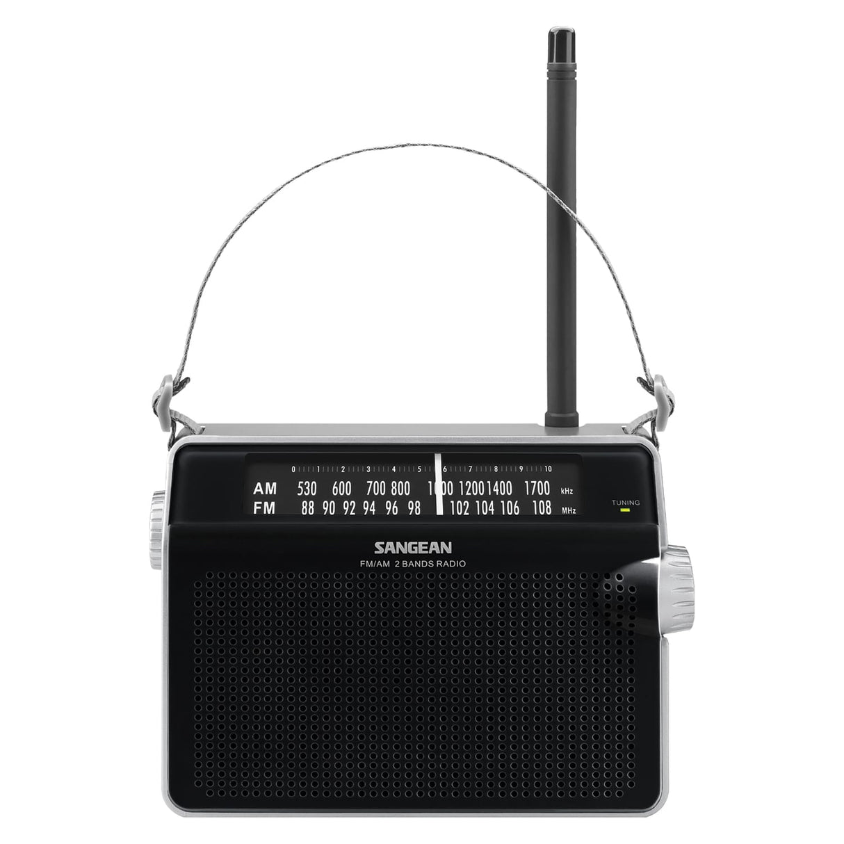 Sangean PR-D6 Retro AM/FM Portable Analog Radio with Strap