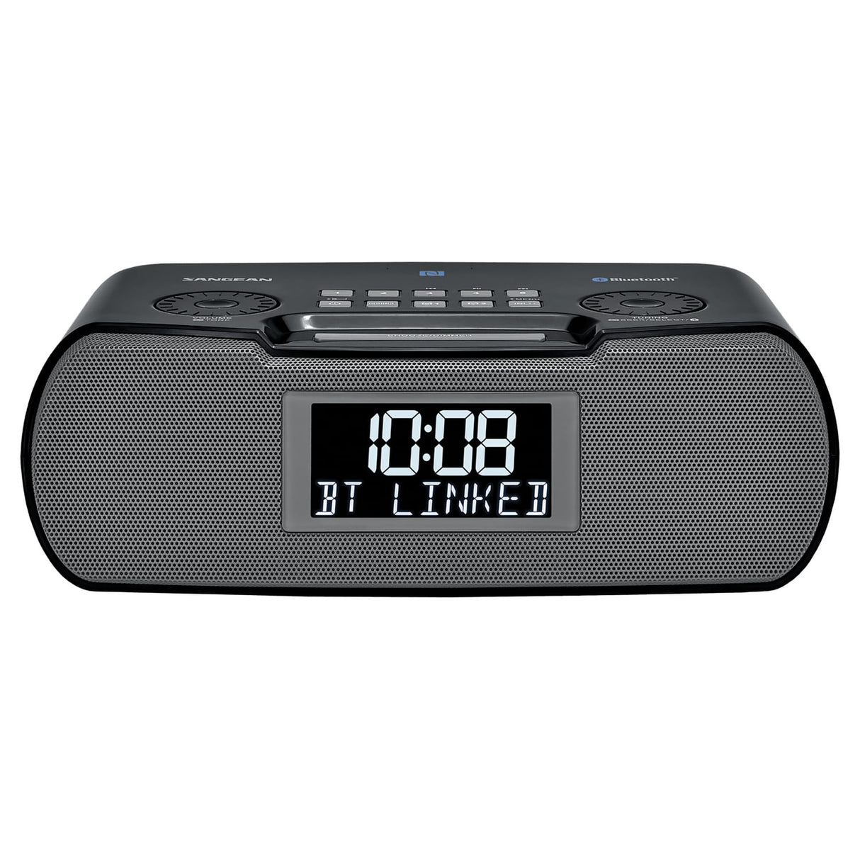 Sangean Digital AM/FM-RDS/Bluetooth Clock Radio with USB Charger