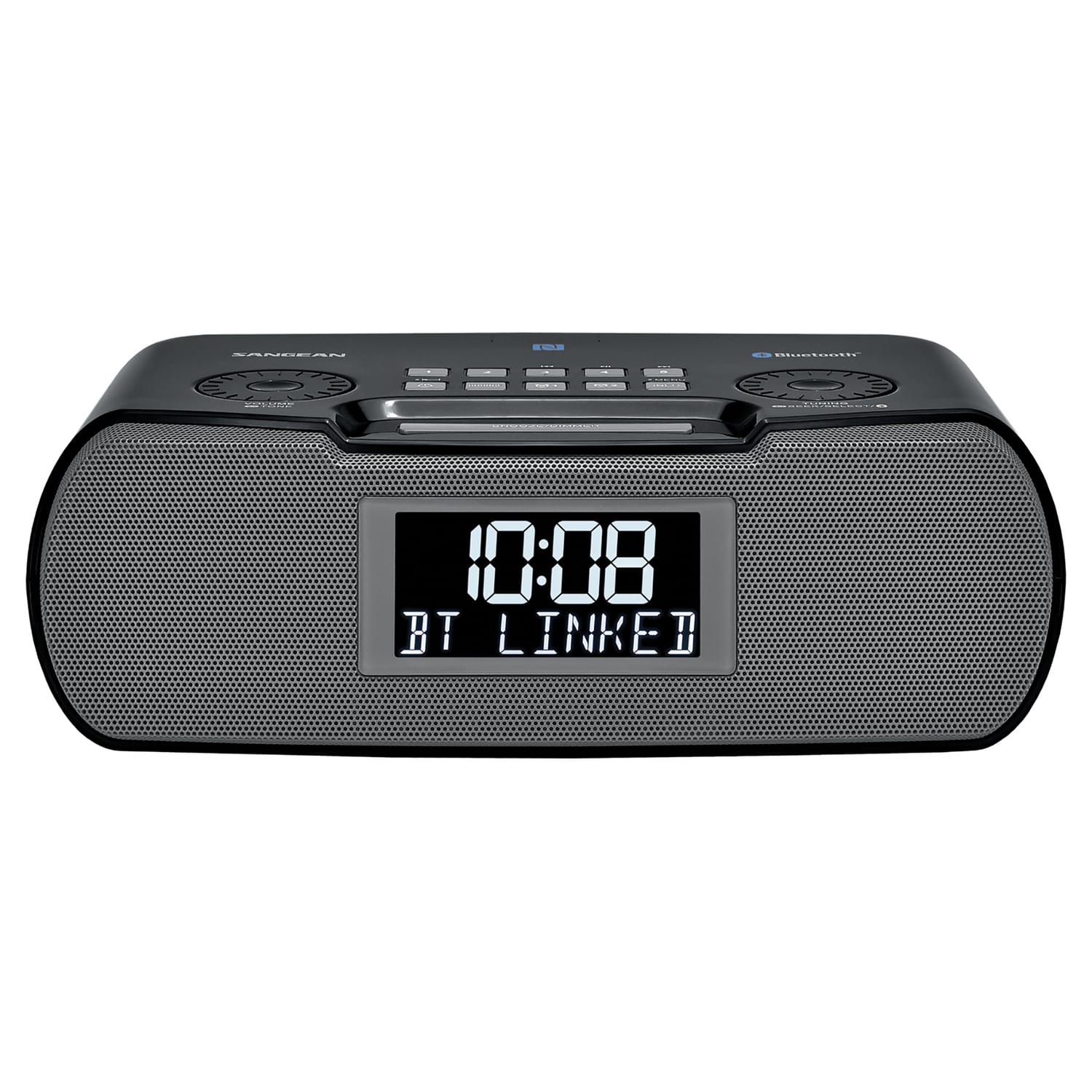 Sangean Digital AM/FM-RDS/Bluetooth Clock Radio with USB Charger