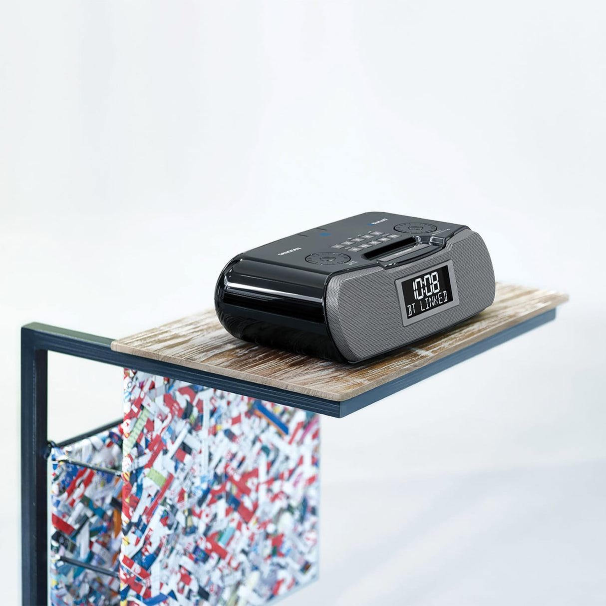 Sangean Digital AM/FM-RDS/Bluetooth Clock Radio with USB Charger