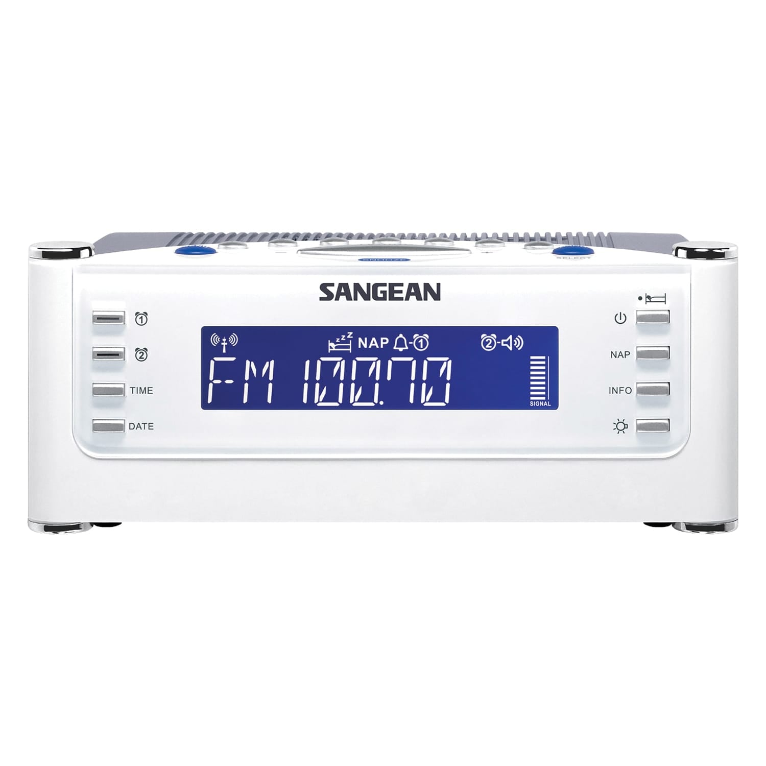 Sangean AM/FM Atomic Clock Radio with LCD Display