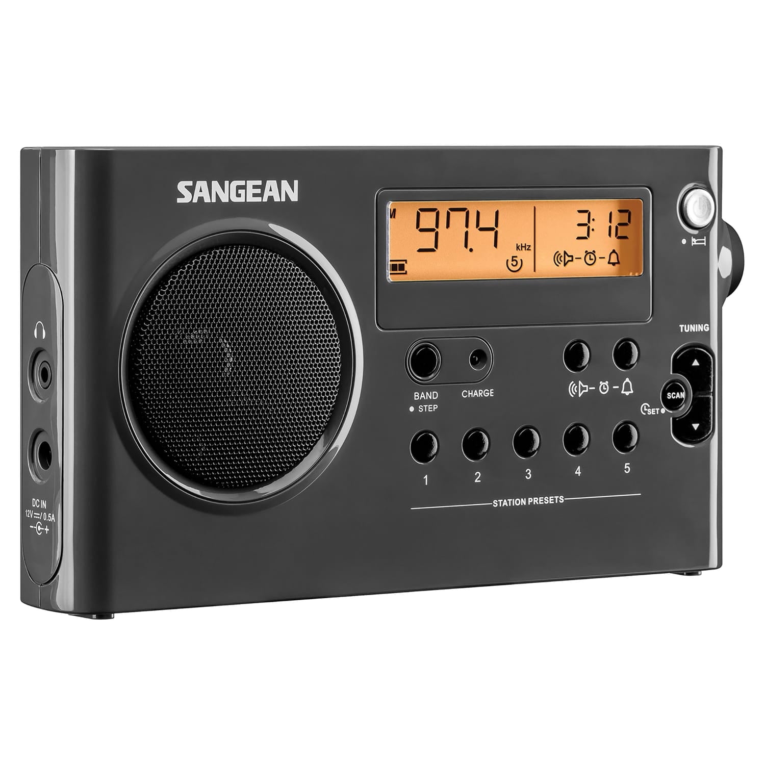 Sangean SG-106 Portable AM/FM Rechargeable Compact Digital Tuning Radio