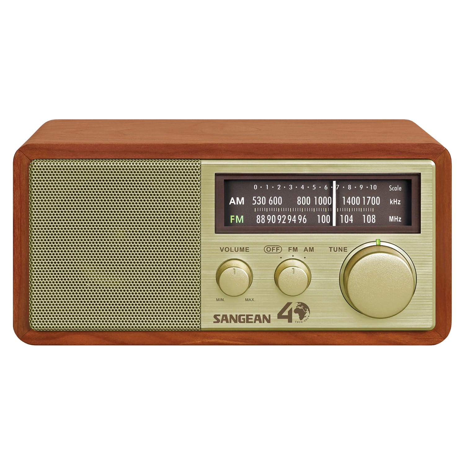 Sangean WR-11SE 40th Anniversary Edition Hi-Fi Tabletop Retro Wooden Cabinet AM/FM Analog Radio Receiver