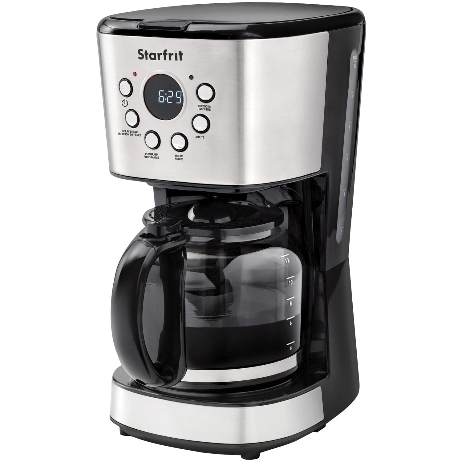 Starfrit 900-Watt 12-Cup Drip Coffee Maker Machine