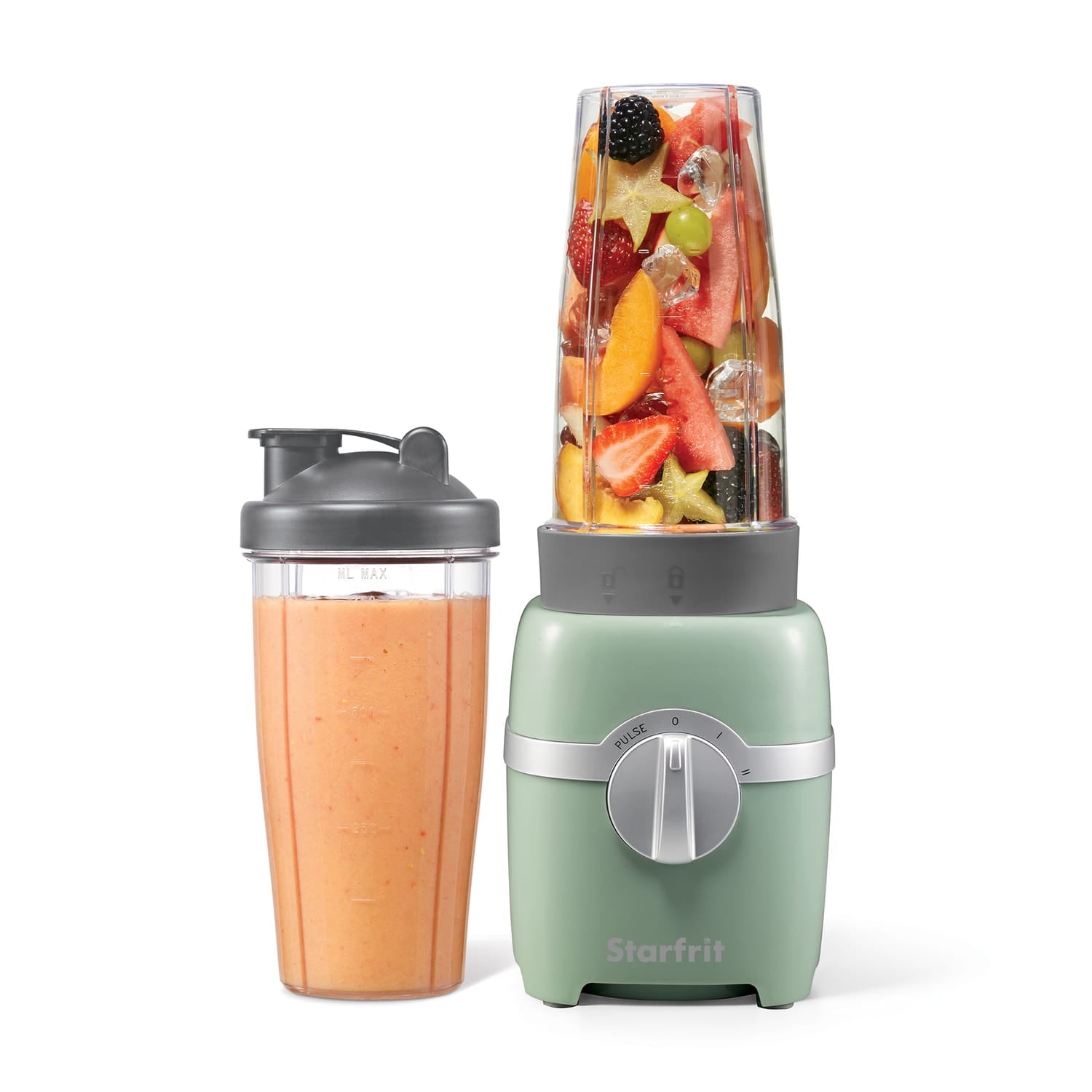 Starfrit 300-Watt 3-Speed Electric Personal Blender, Sage