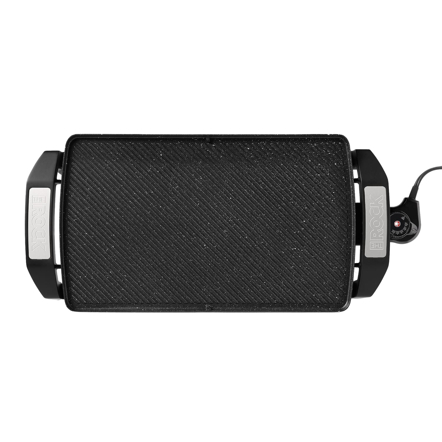 THE ROCK by Starfrit 16.5 In. x 9.75 In. Electric Reversible Grill/Griddle