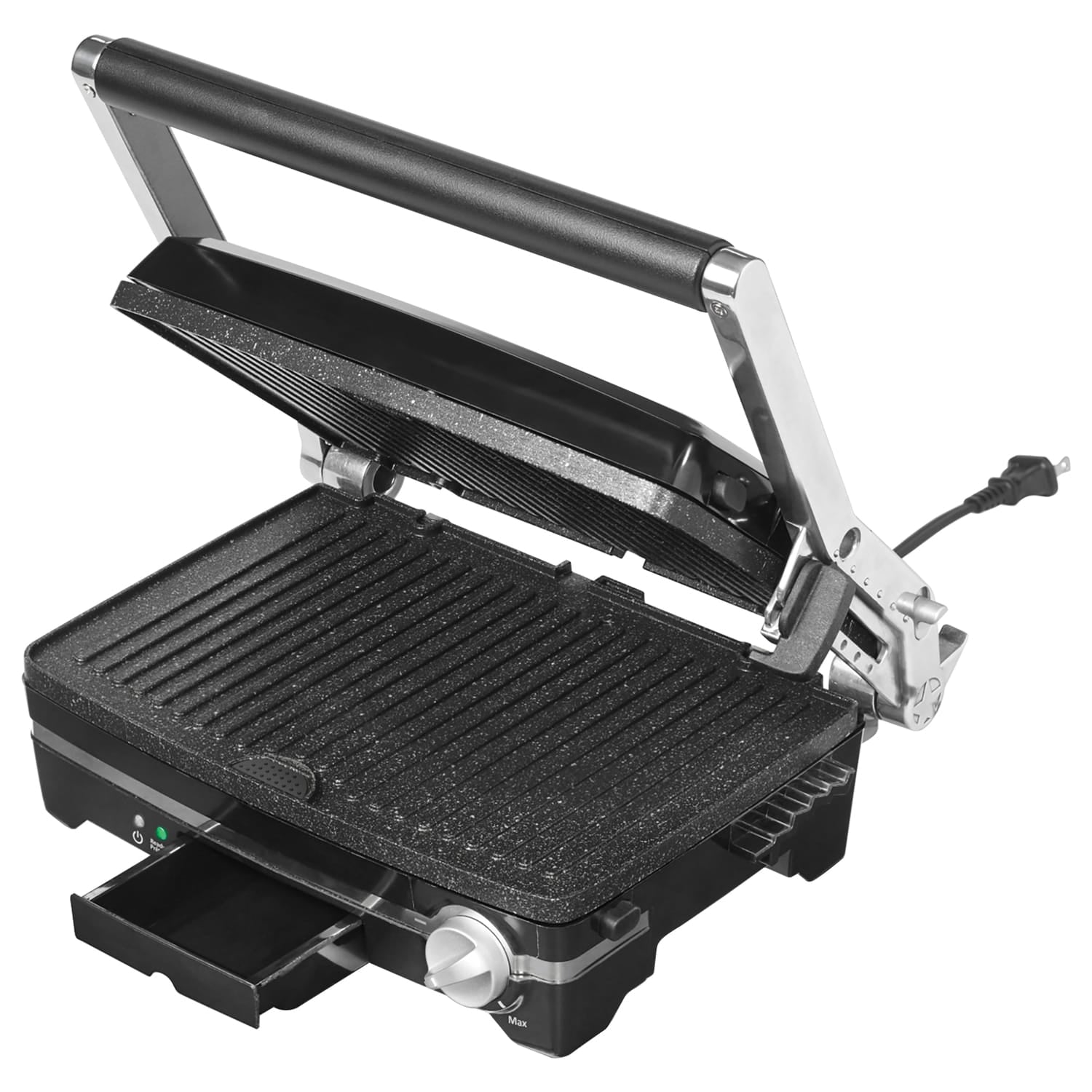 Starfrit The Rock 1500-Watt Panini Maker with Reversible Plates