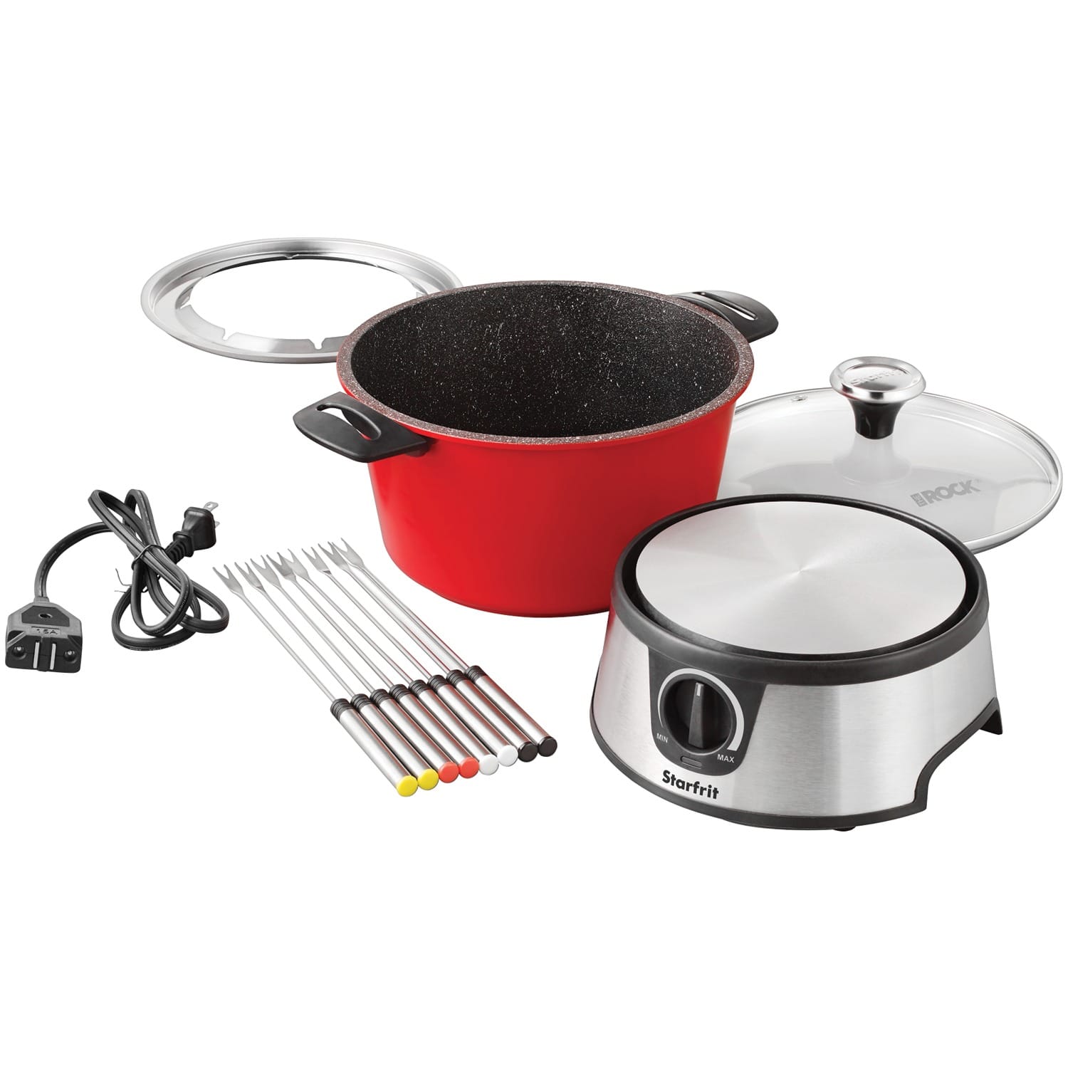 THE ROCK by Starfrit 3.2-Quart Electric Fondue Set