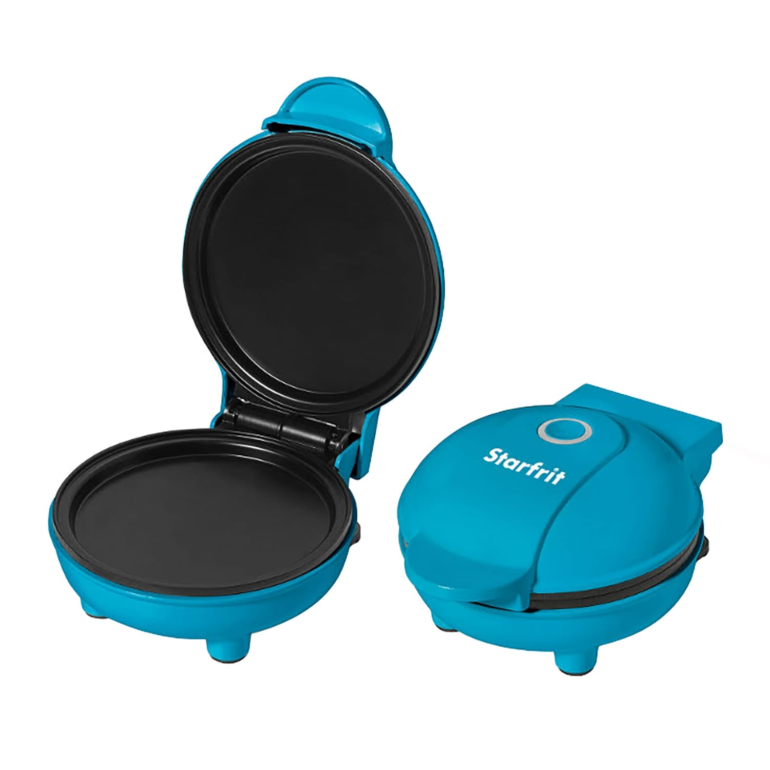 Starfrit 4-In. Electric Mini Pancake Maker, Blue