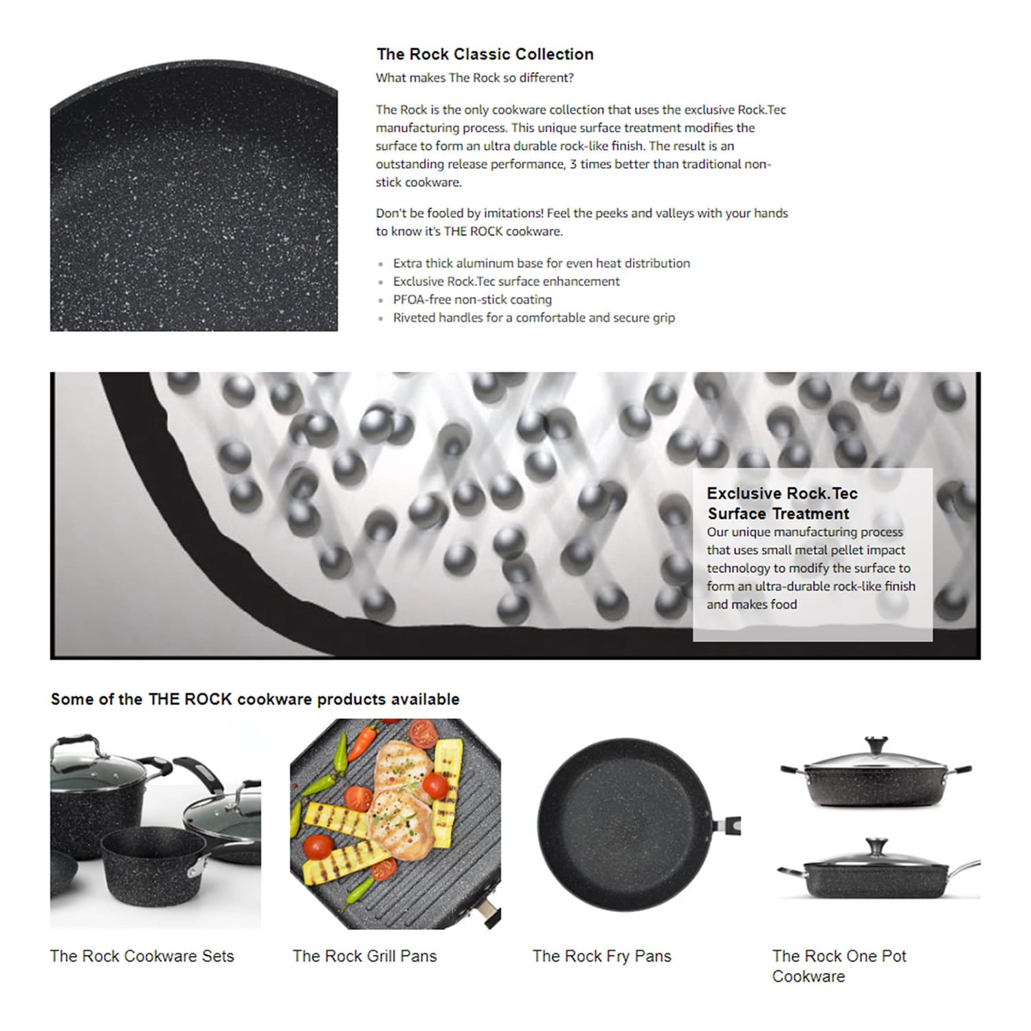 THE ROCK by Starfrit THE ROCK by Starfrit Fry Pan, 8 In.