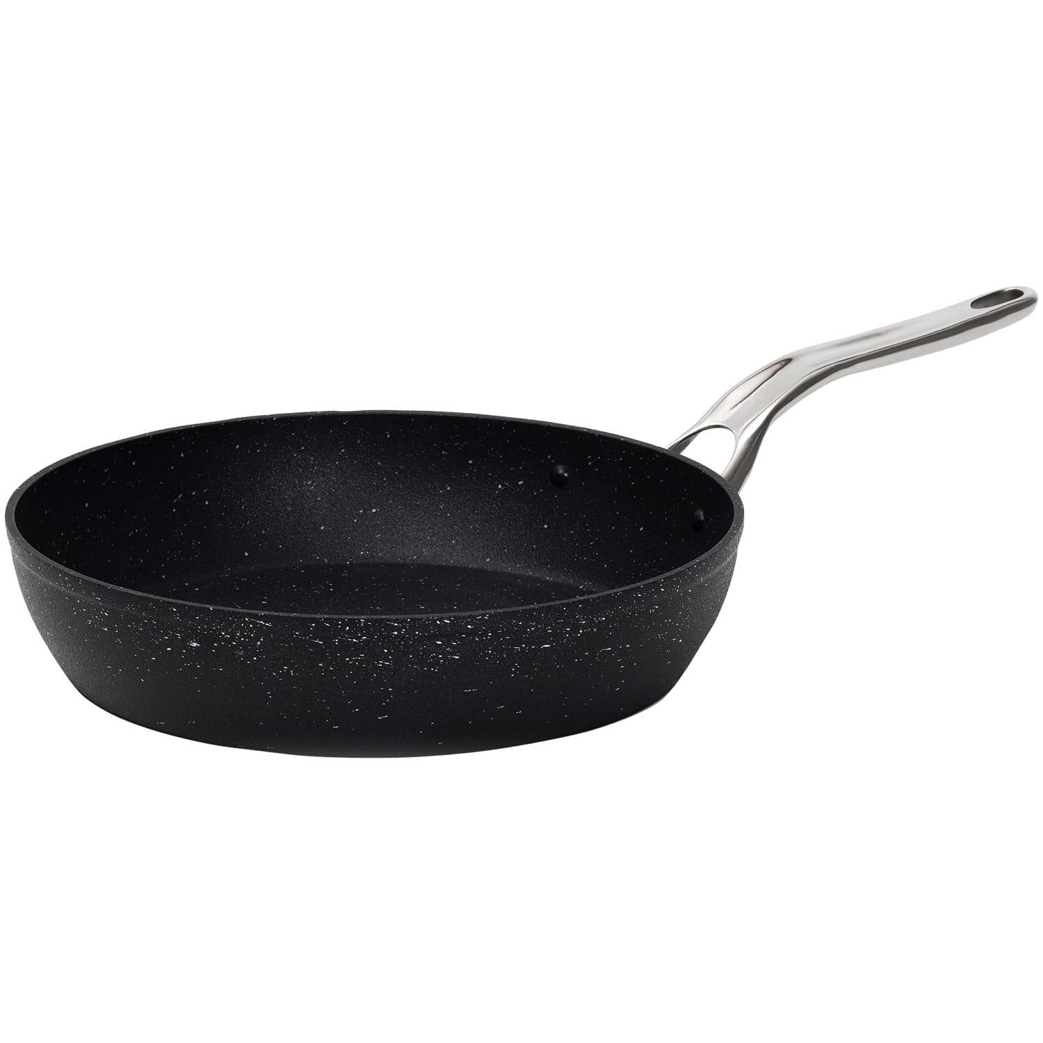 THE ROCK by Starfrit THE ROCK by Starfrit Fry Pan with Stainless Steel Handle, 12 In.