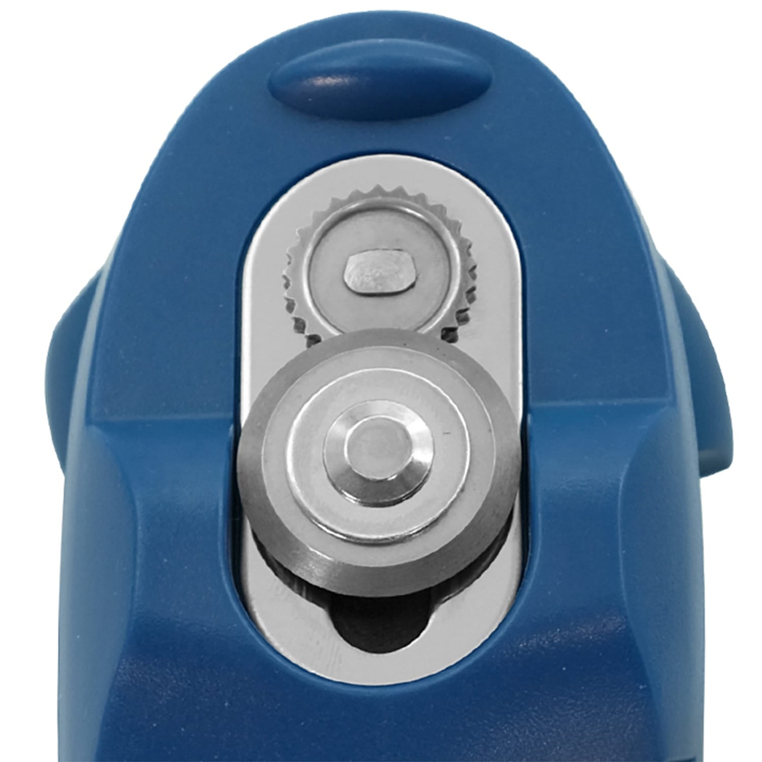 Starfrit MightiCan Heavy-Duty Non-Slip Knob Can Opener, Blue