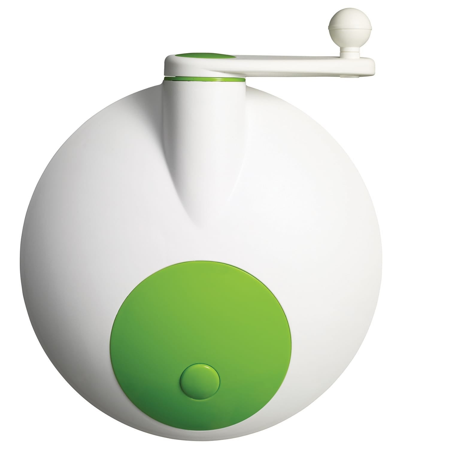 Starfrit 5-Qt. Salad Spinner, Green and White