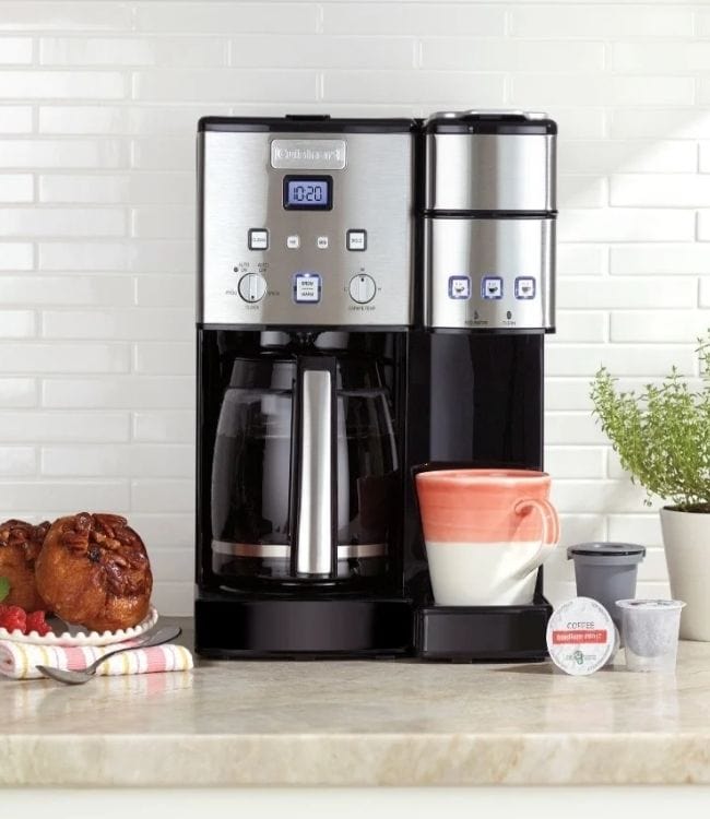 Cuisinart SS-15 Single-Serve 12-Cup Combo Coffeemaker - Certified Refurbished