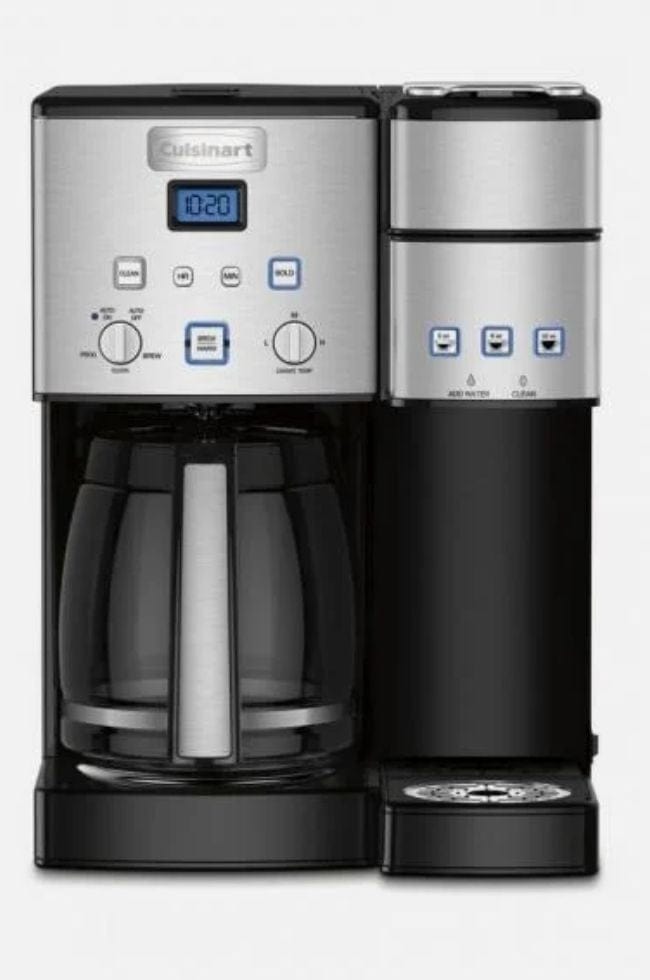 Cuisinart SS-15 Single-Serve 12-Cup Combo Coffeemaker - Certified Refurbished